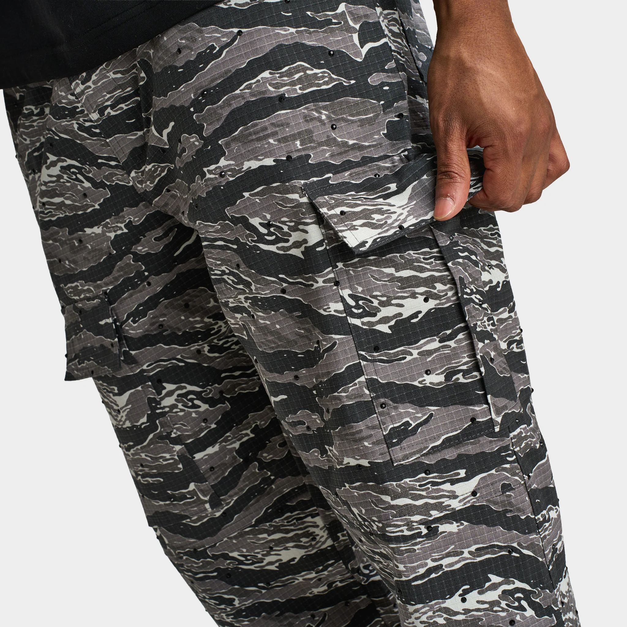 Supply & Demand Sparked Cargo Pant / Woodland Camo - Image 5