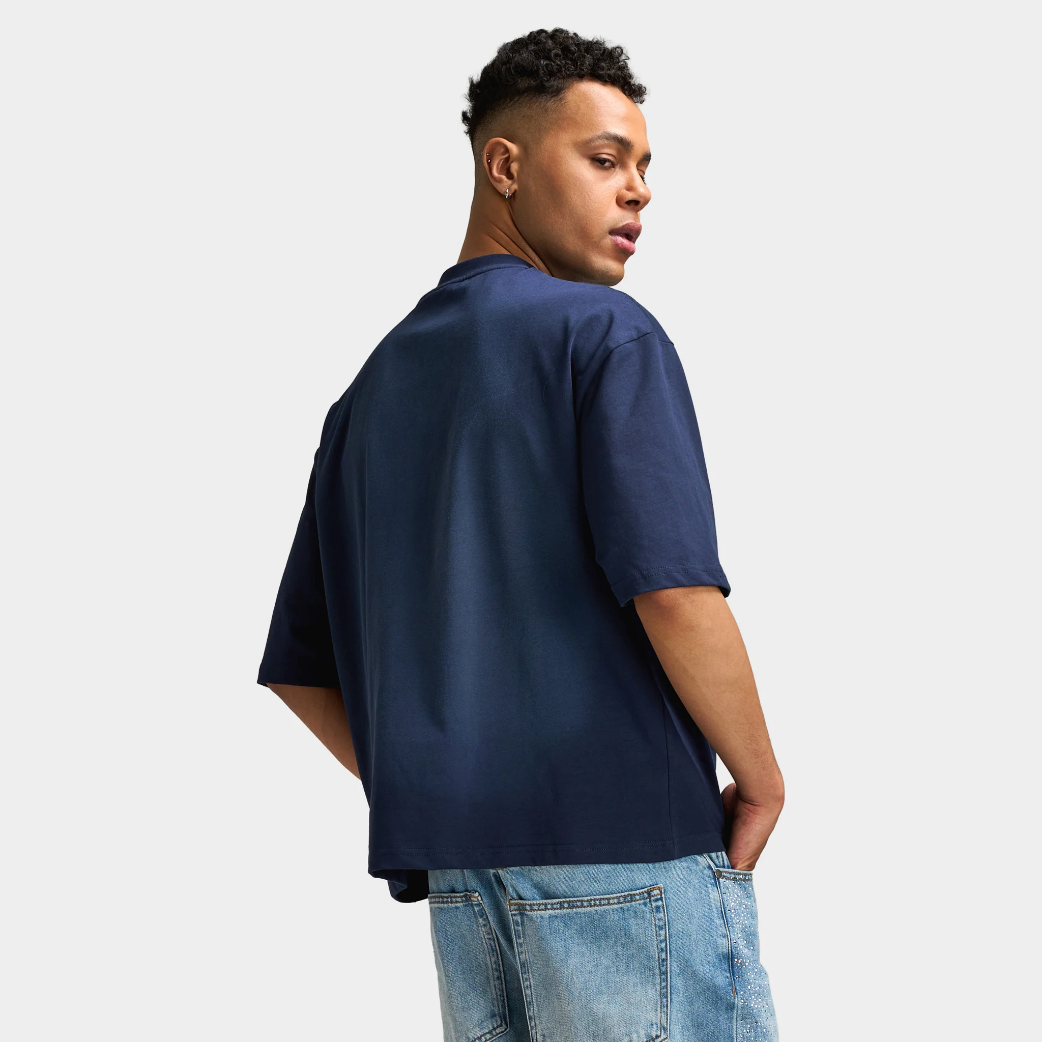 Supply & Demand Stitcher T-Shirt / Washed Navy Blazer - Image 2