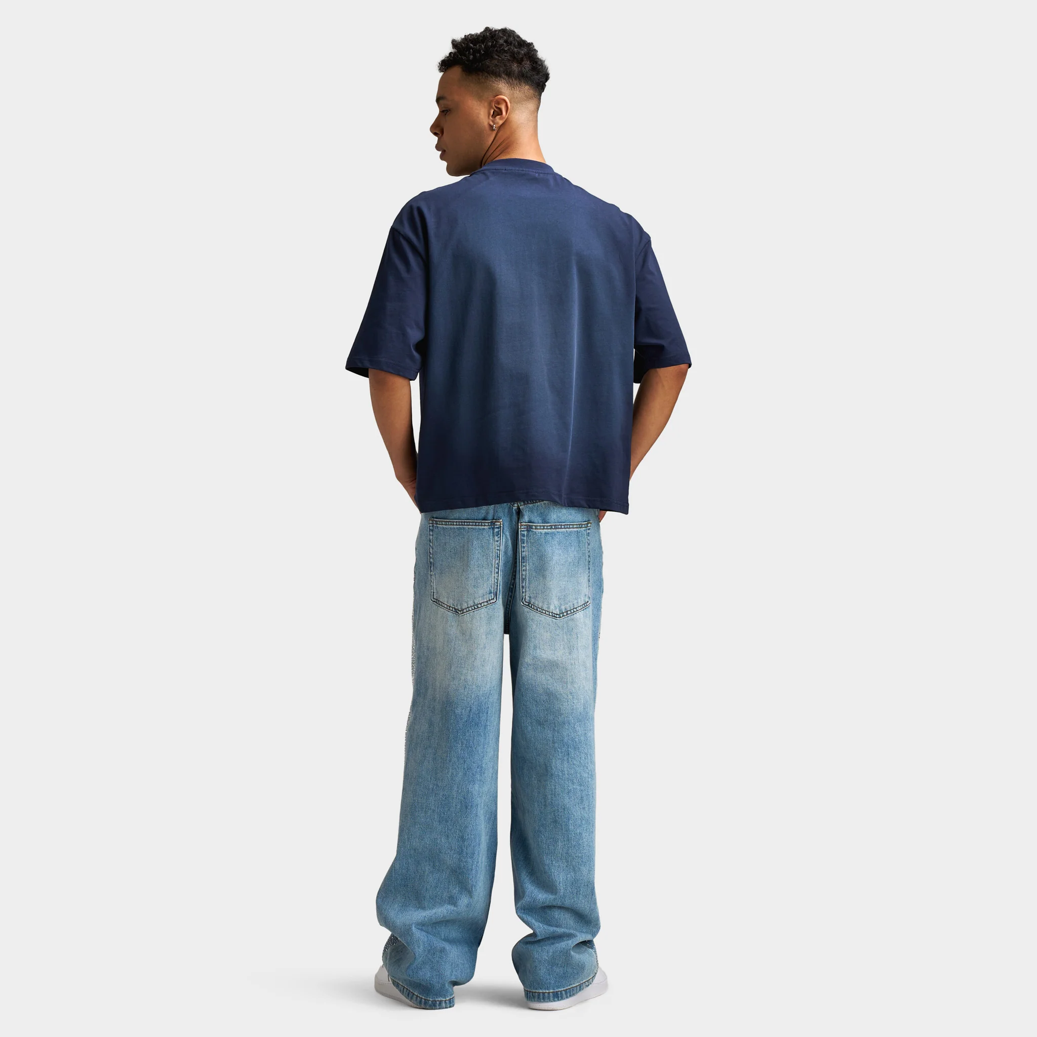 Supply & Demand Stitcher T-Shirt / Washed Navy Blazer - Image 6