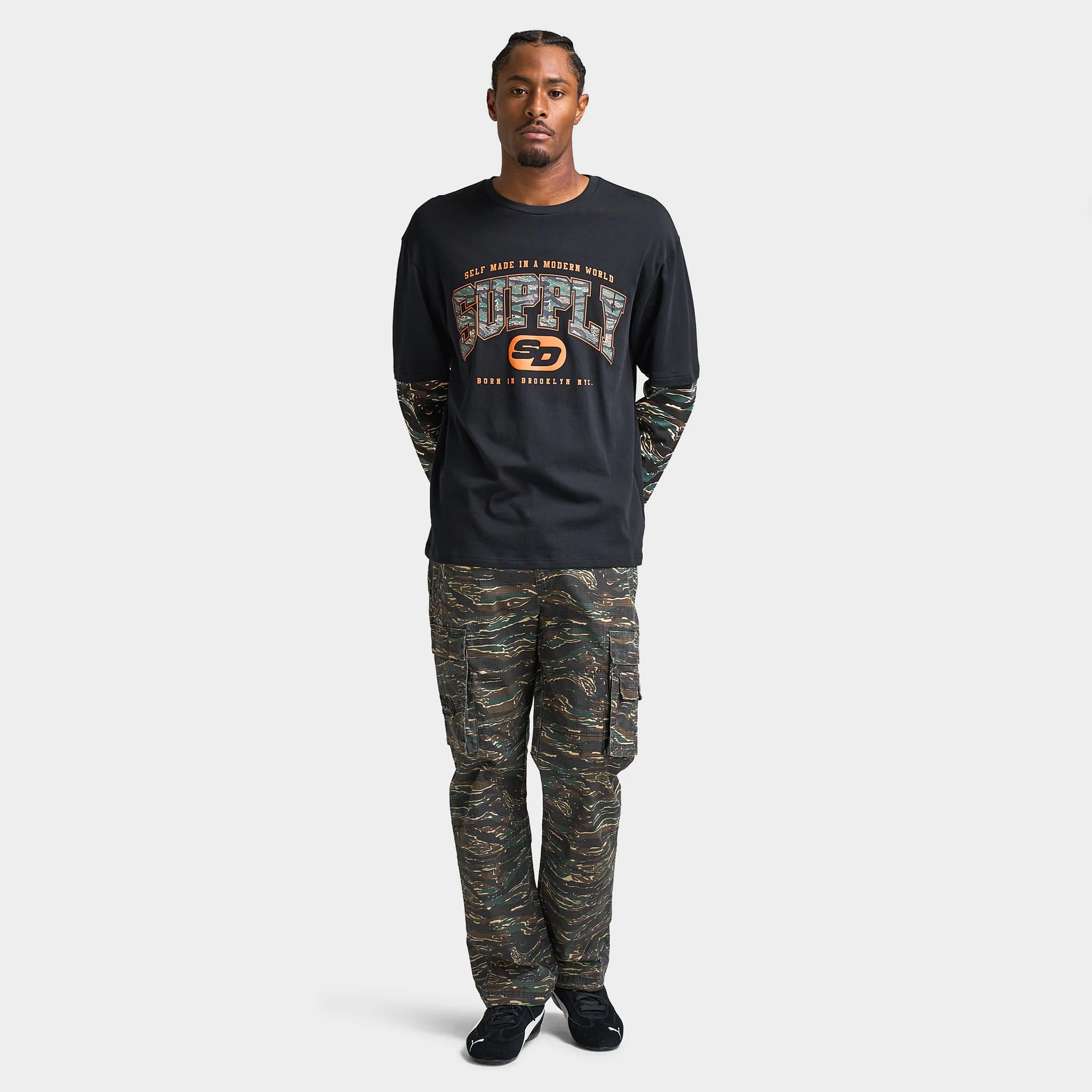 Supply & Demand Strap Cargo / B&W Woodland Camo - Image 6