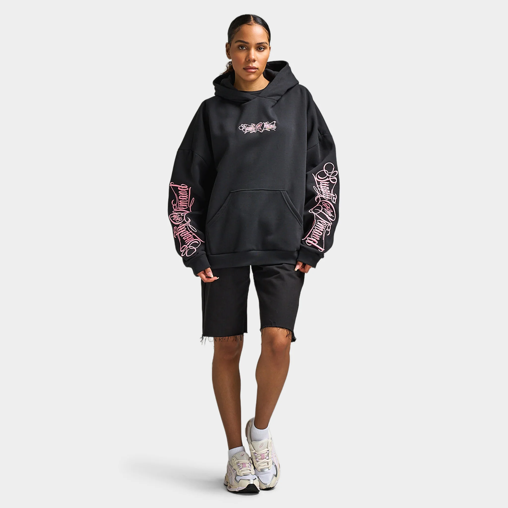 Supply & Demand Tattoo Hoodie / Black - Image 5