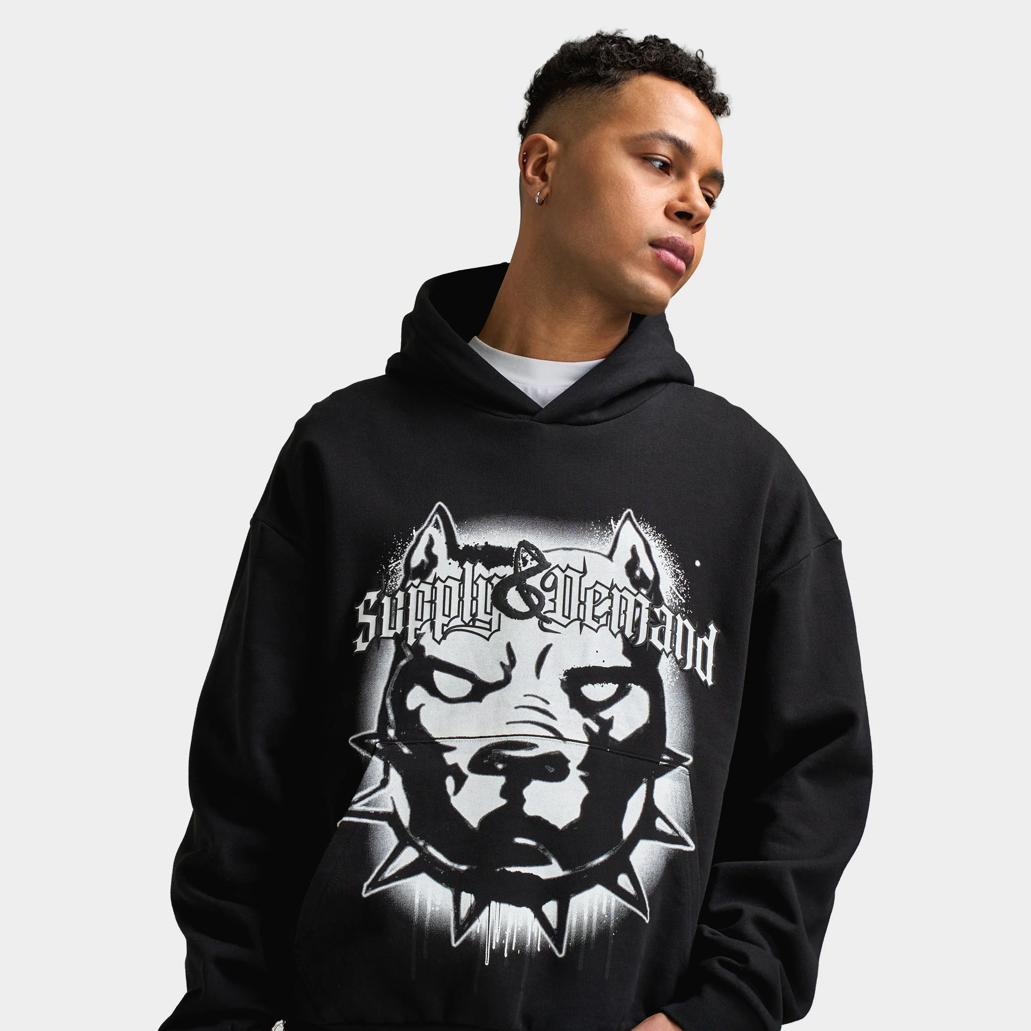 Supply & Demand Thorn Hoodie / Black - Image 4