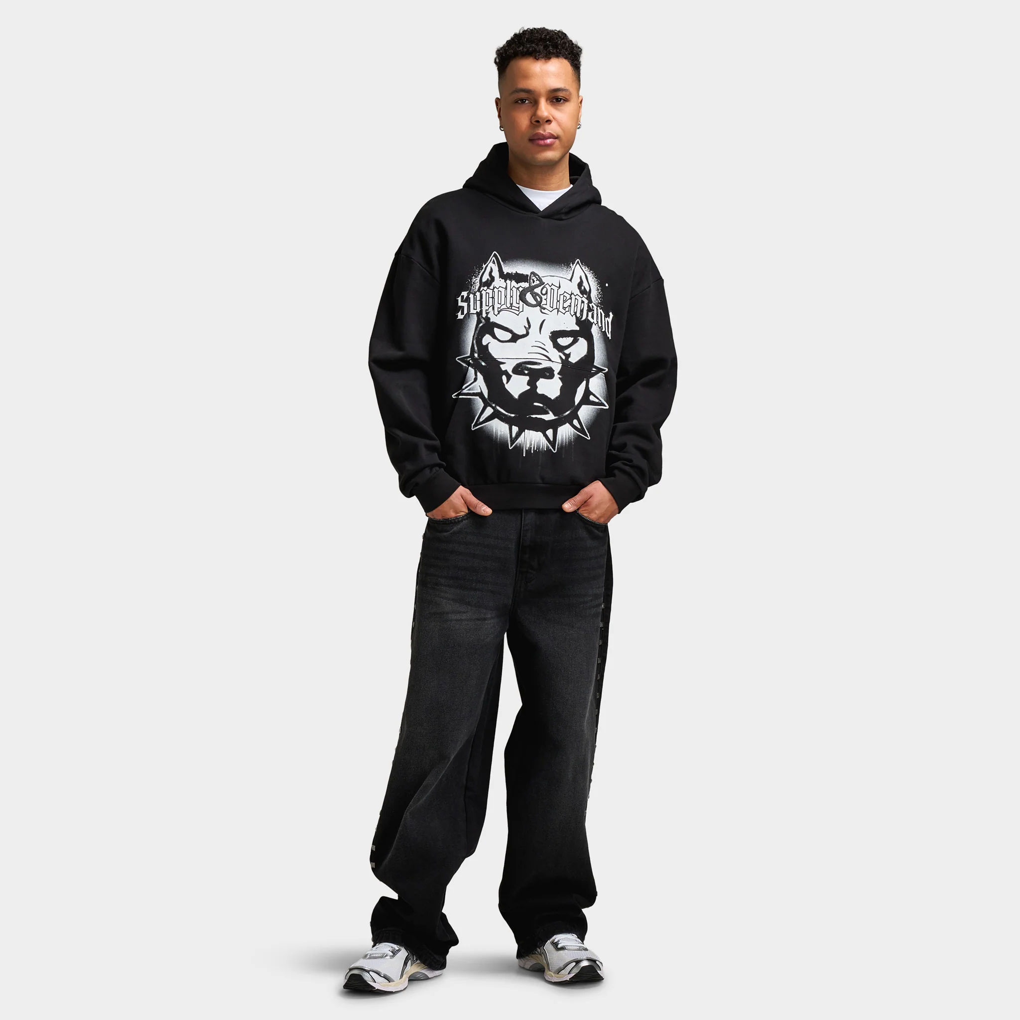 Supply & Demand Thorn Hoodie / Black - Image 5