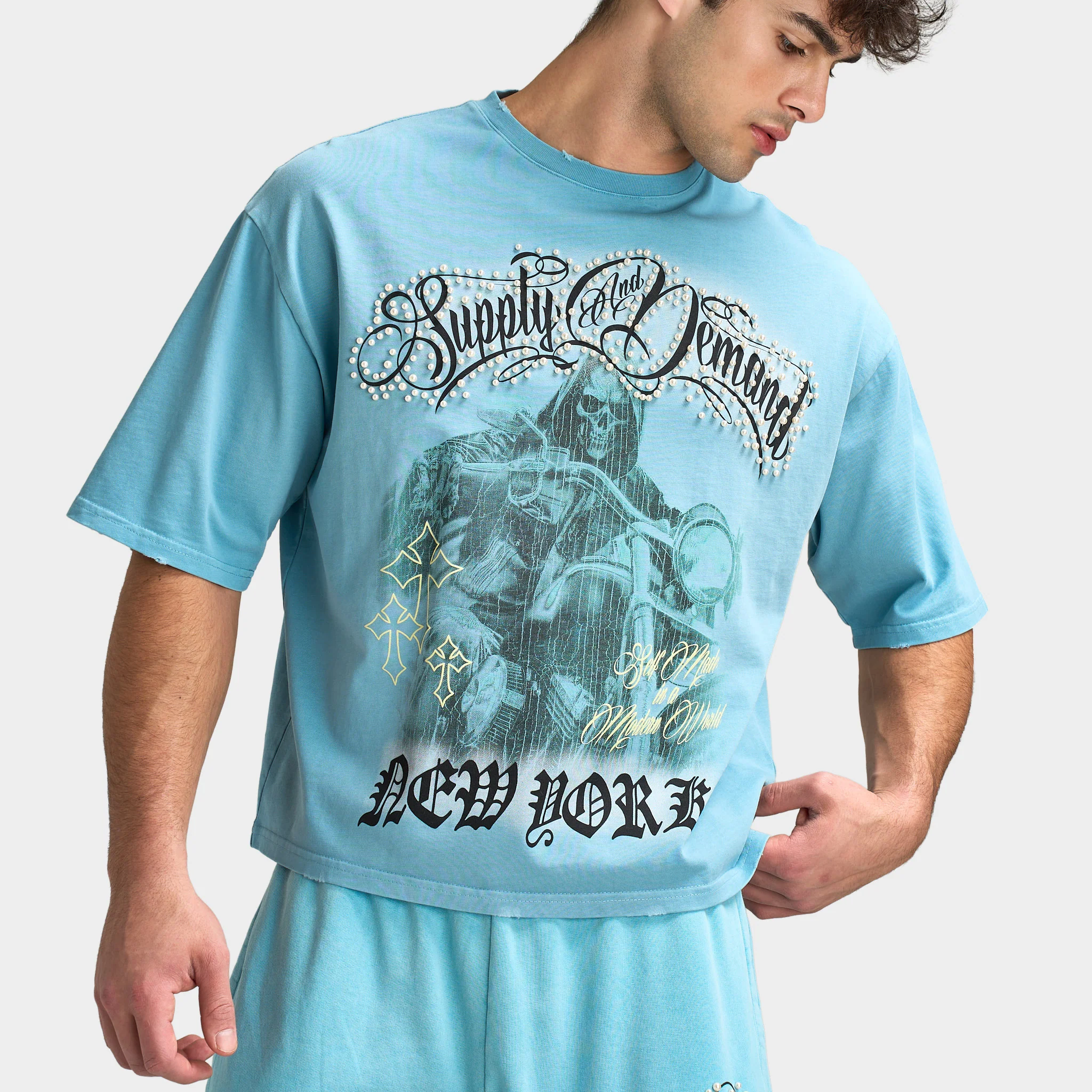 Supply & Demand Torres T-Shirt / Eternal Blue - Image 3