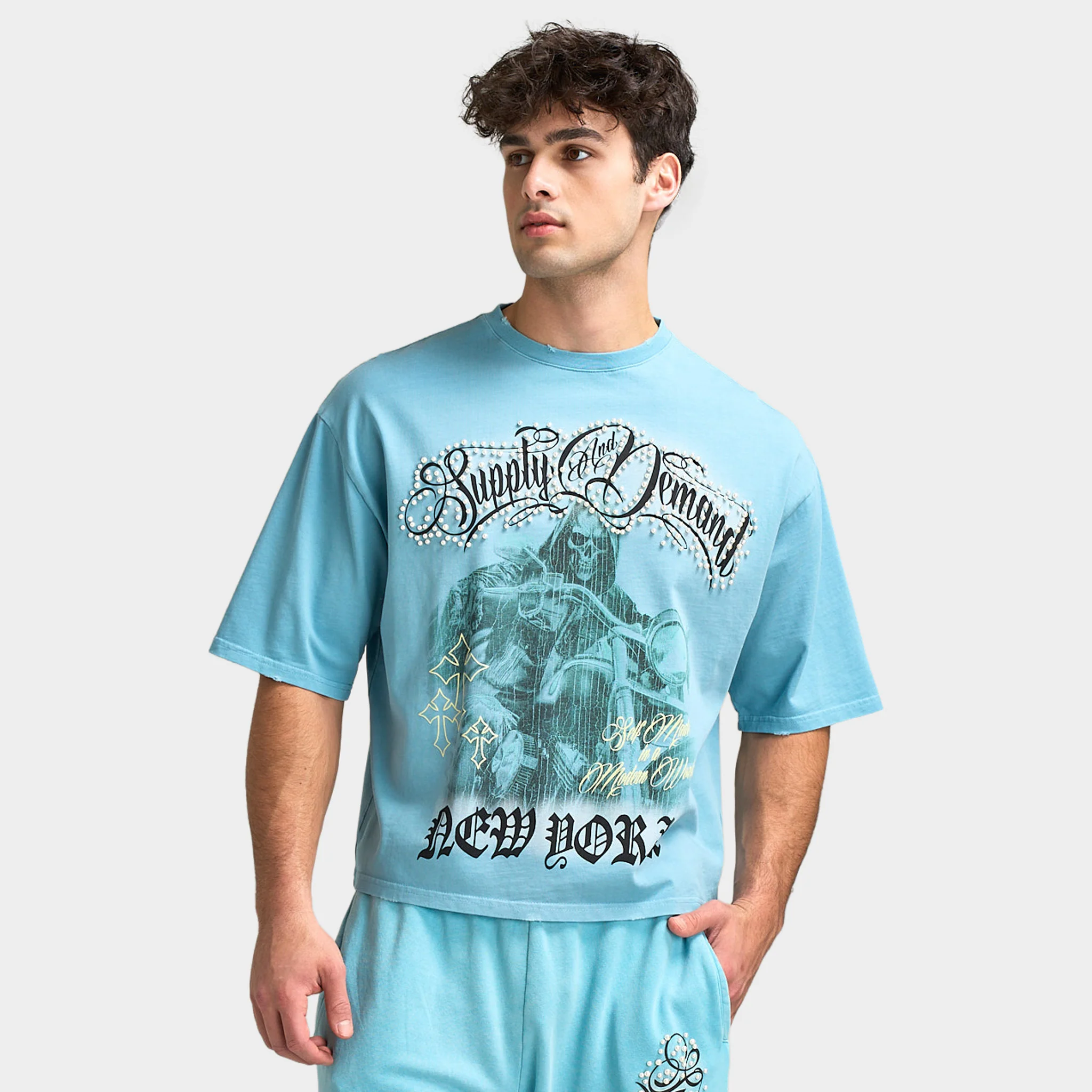 Supply & Demand Torres T-Shirt / Eternal Blue - Image 4