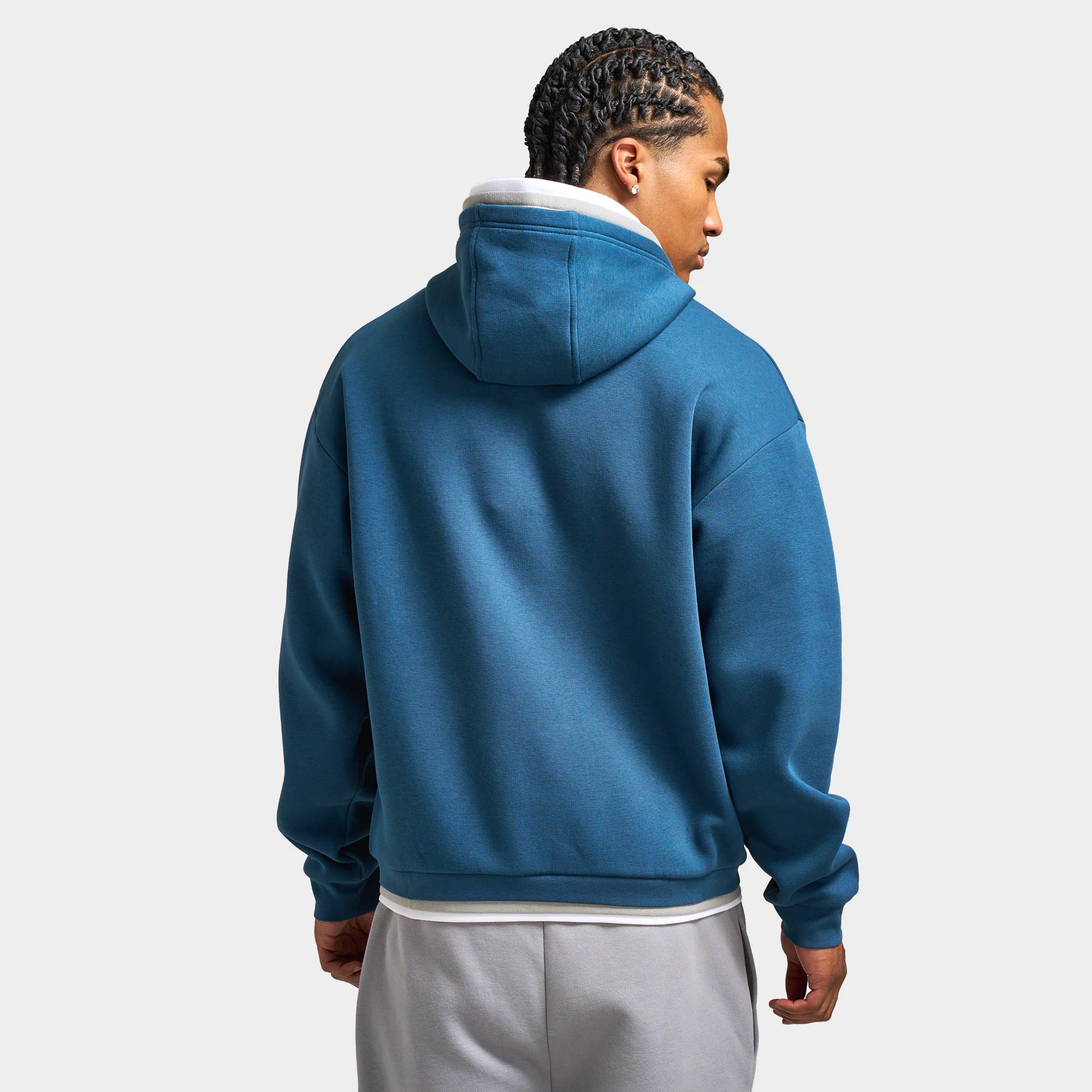 Supply & Demand Tripple Zip-Up Hoodie / Dark Denim - Image 2