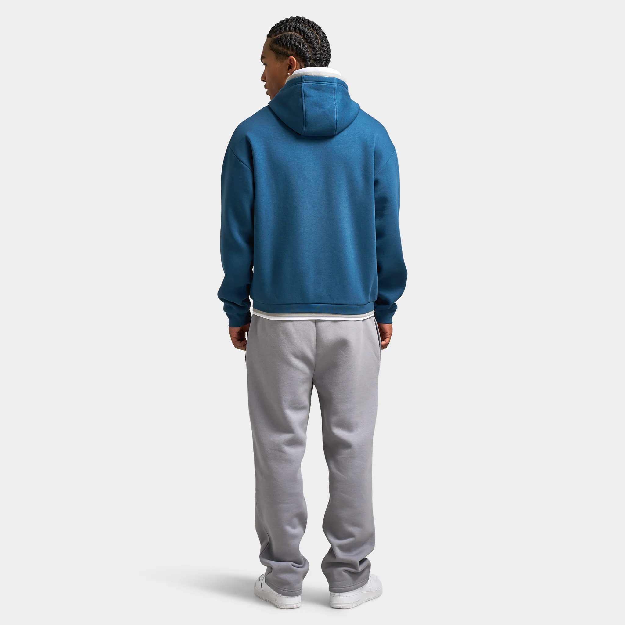 Supply & Demand Tripple Zip-Up Hoodie / Dark Denim - Image 5