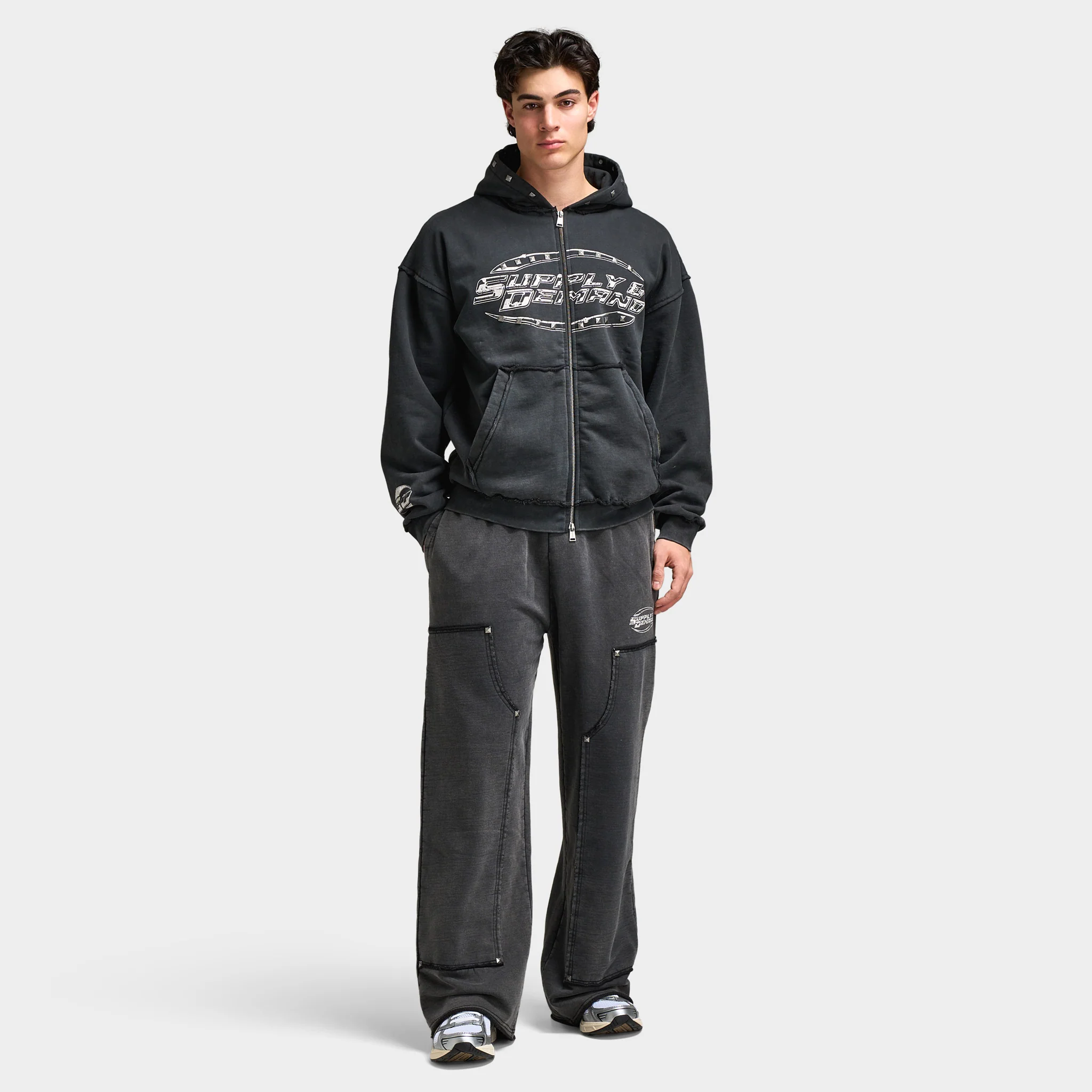 Supply & Demand Tuscan Full Zip Hoodie / Black - Image 6