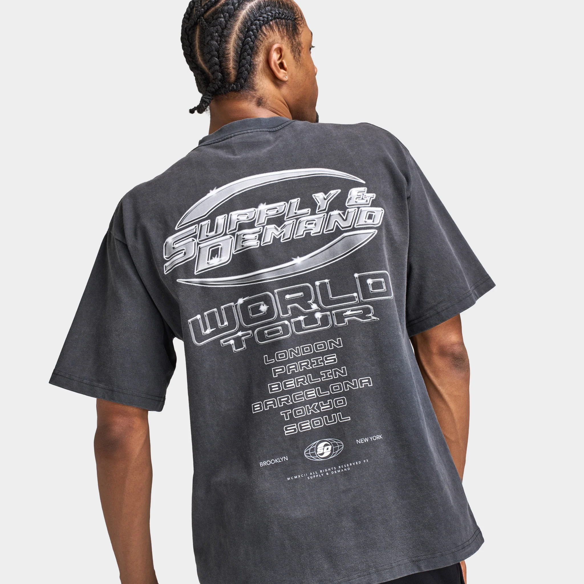 Supply & Demand Graphic T-Shirt Tuscan / Black - Image 4