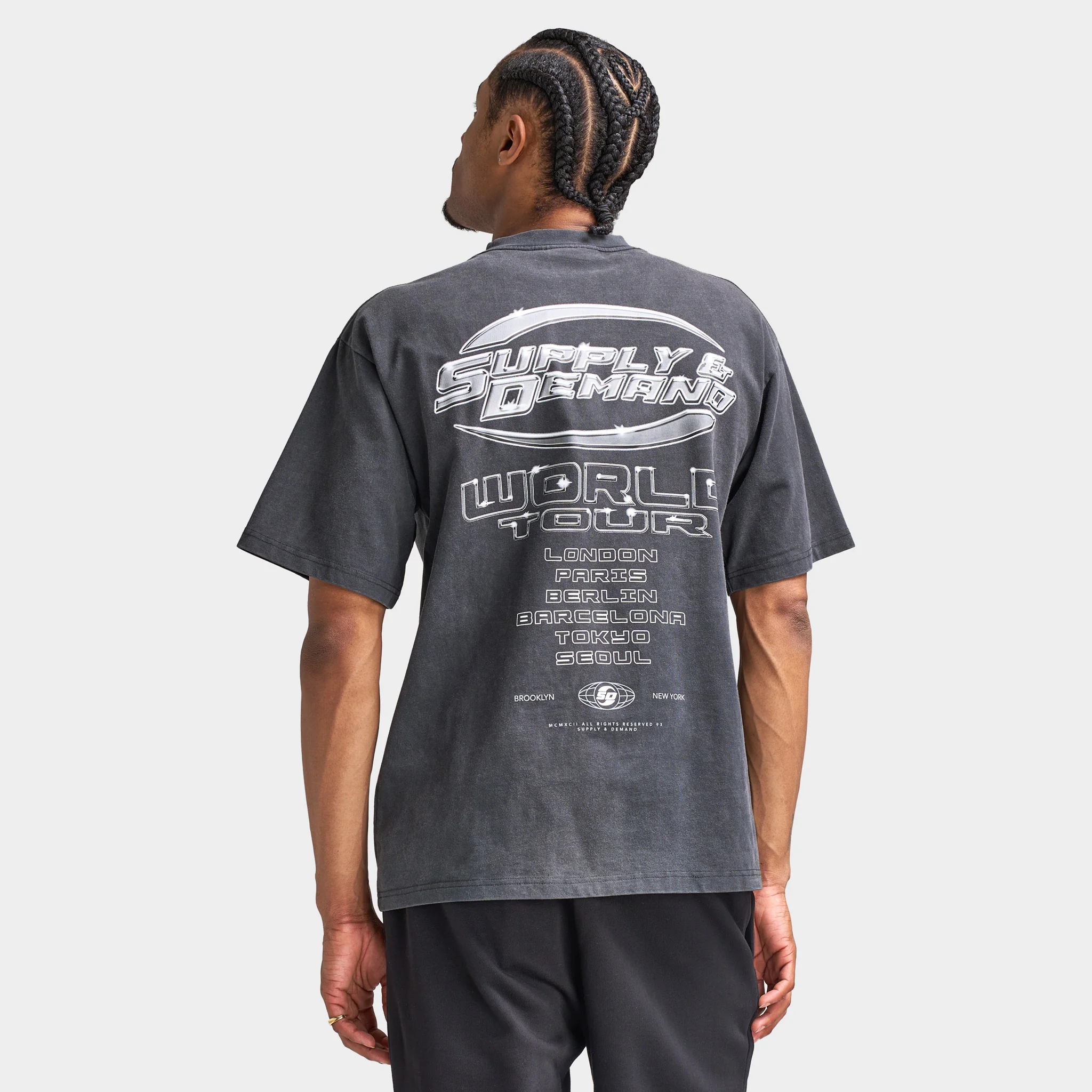 Supply & Demand Graphic T-Shirt Tuscan / Black - Image 6
