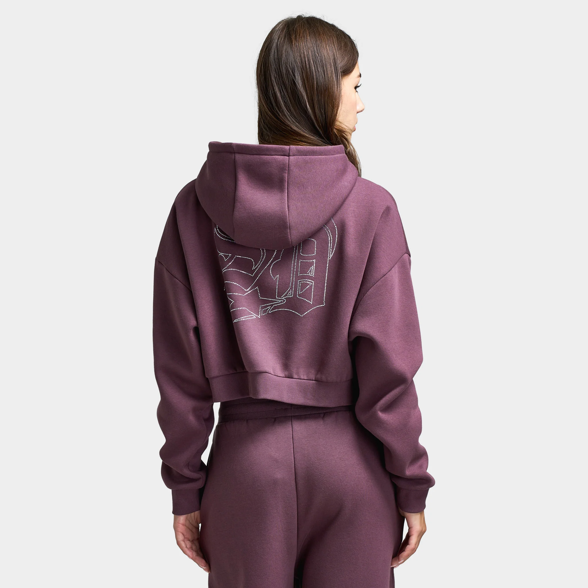 Supply & Demand Women's Stead Boxy Fullzip Hoodie / Huckleberry - Image 2