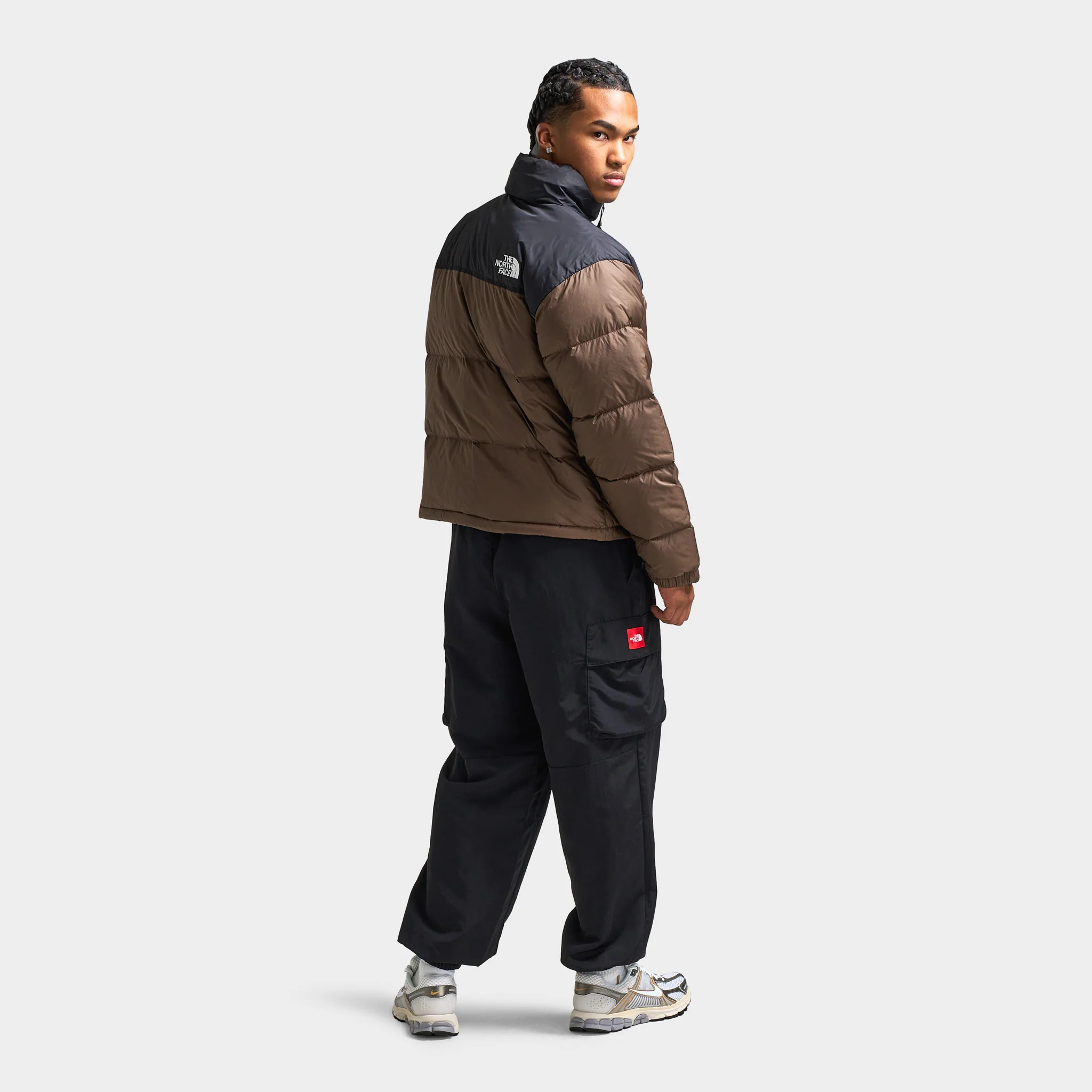 The North Face 1996 Retro Nuptse Jacket Smokey Brown / TNF Black - Image 5
