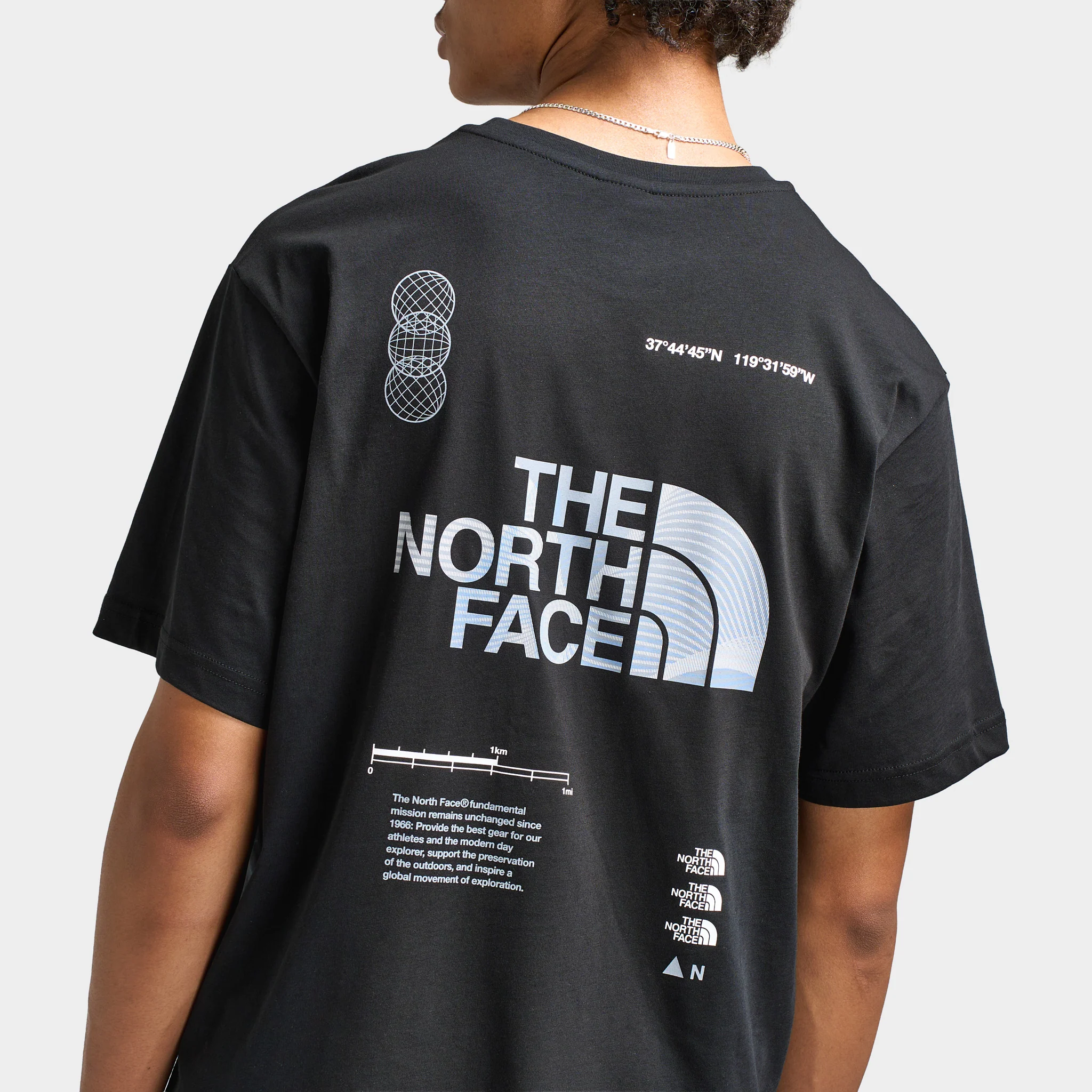The North Face Bal Comp Oversized Graphic T-shirt / TNF Black - Image 4