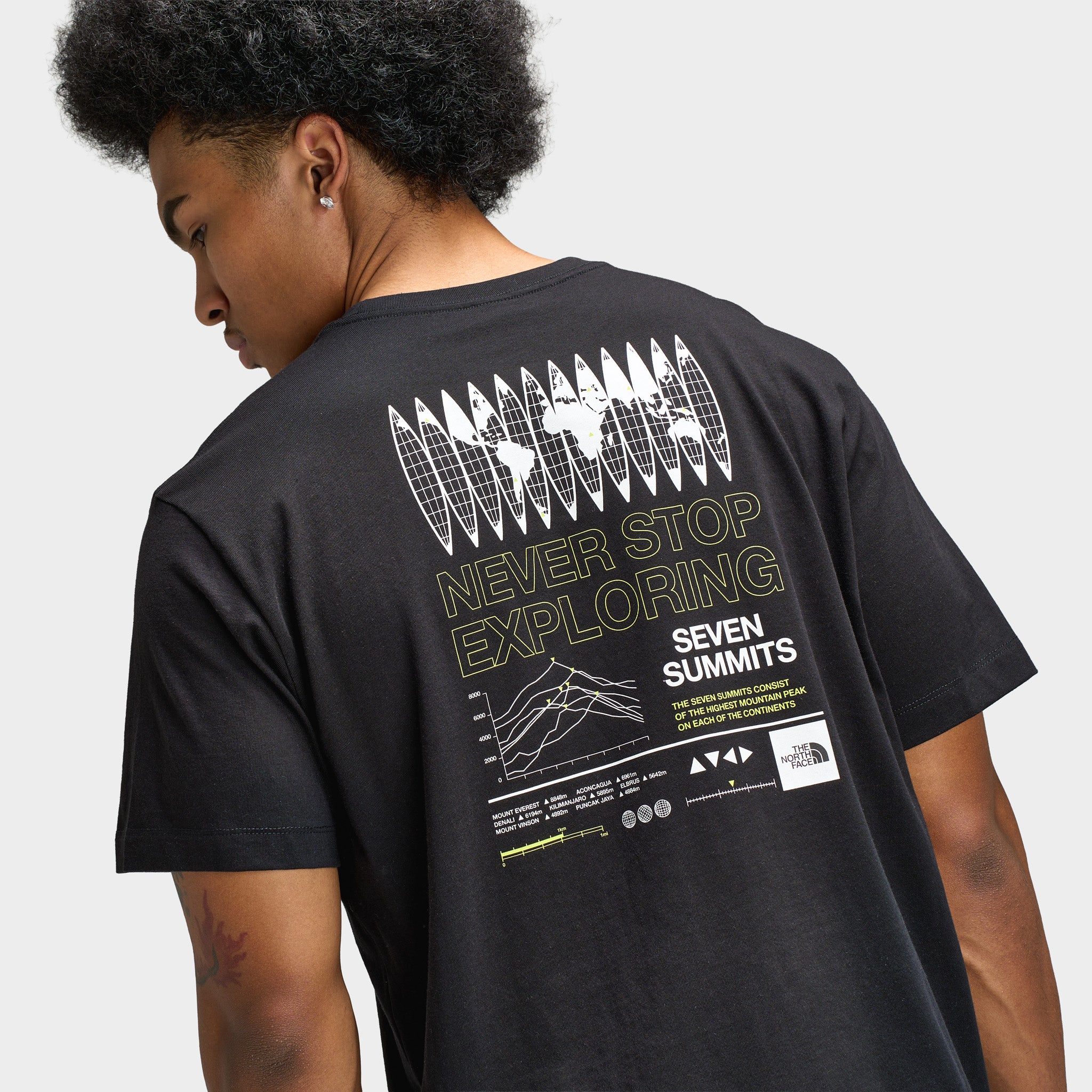 The North Face Globe Realxed Tee / Black - Image 4