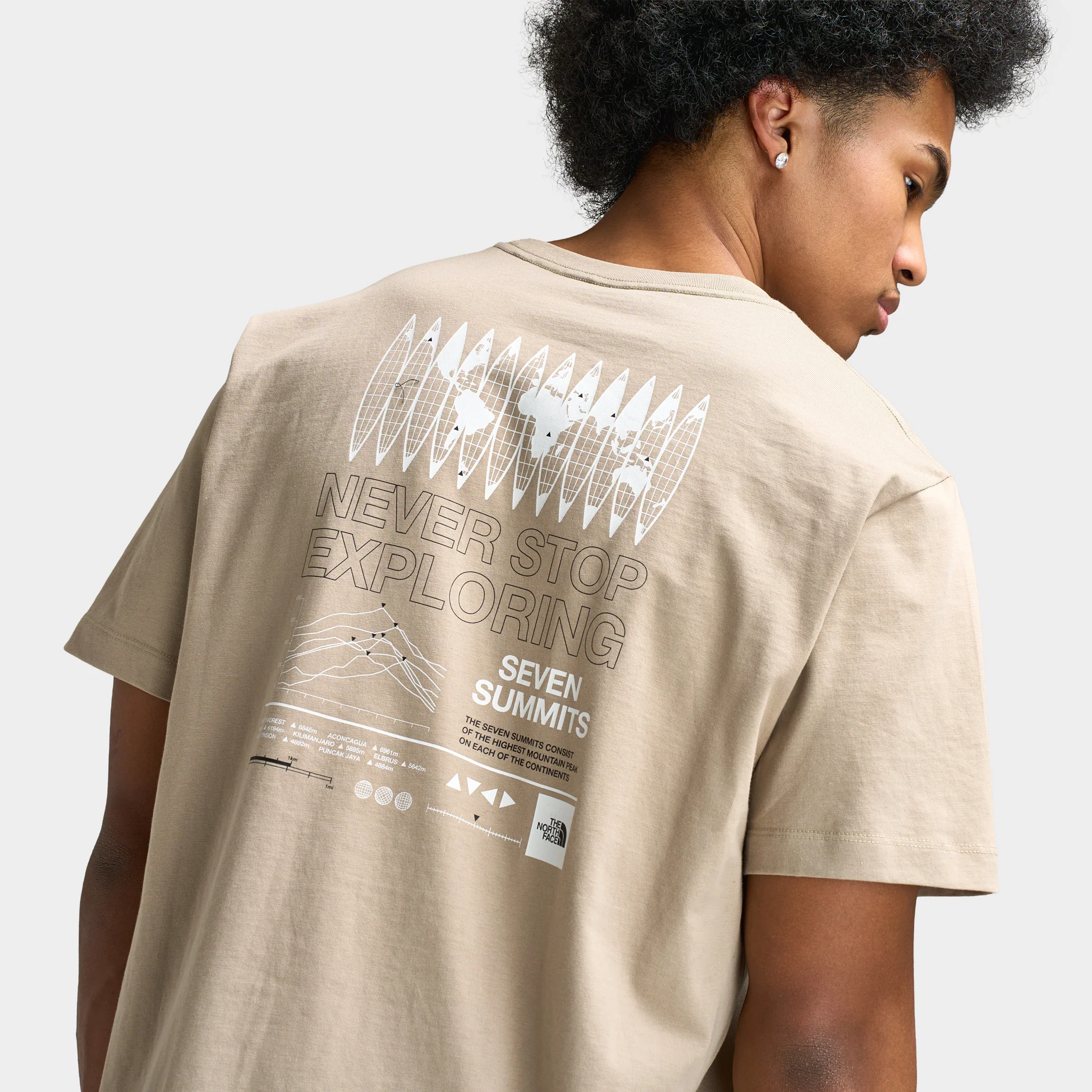 The North Face Globe Relaxed Tee / Flax - Image 4
