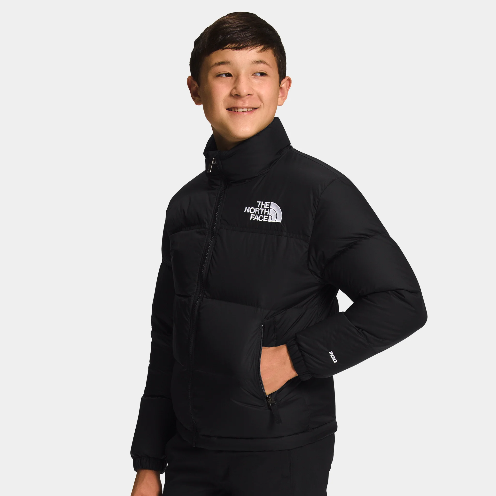 The North Face Junior Boys' 1996 Retro Nuptse Jacket / TNF Black - Image 2