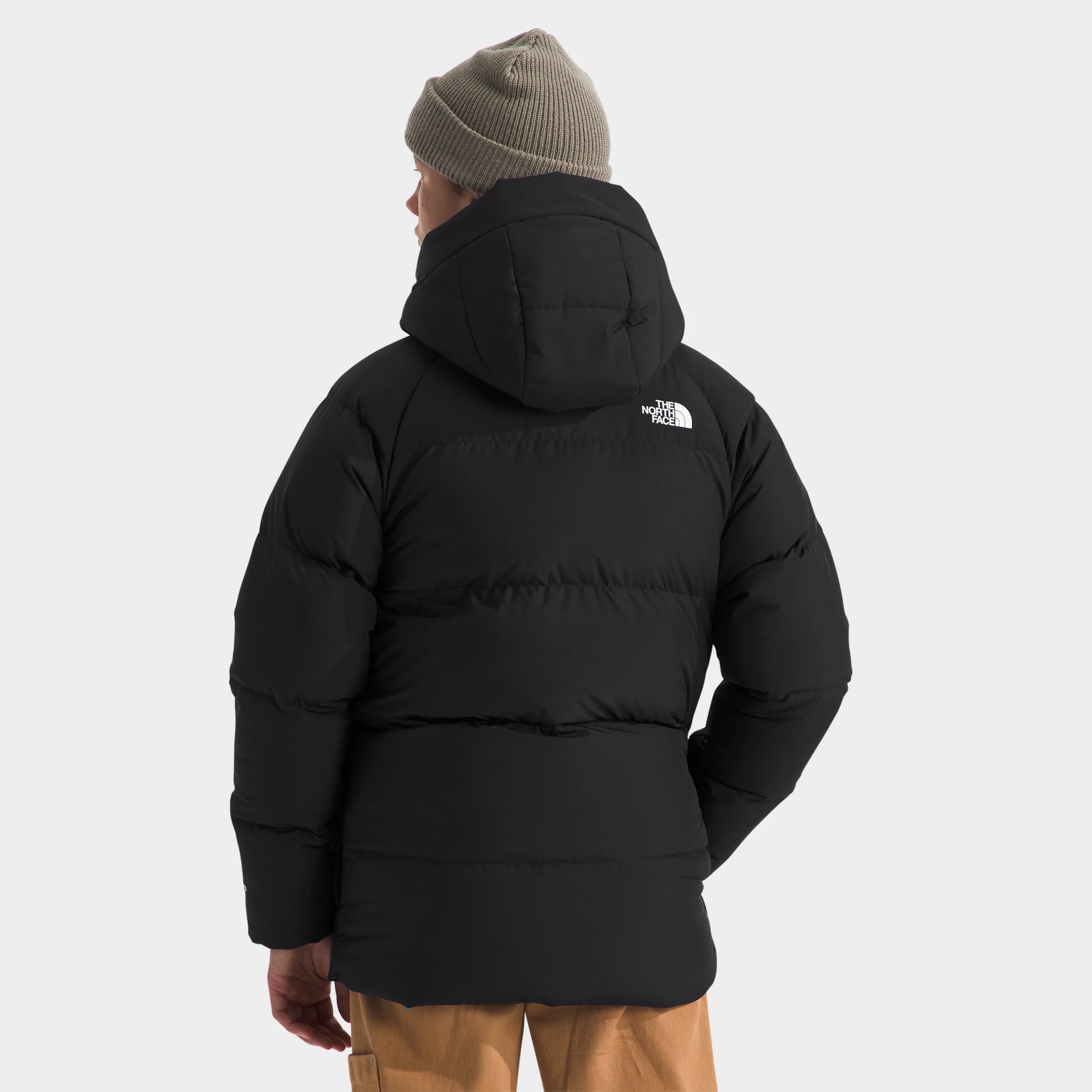 The North Face Junior Boys' Down Fleece-Lined Short Parka / TNF Black - Image 2