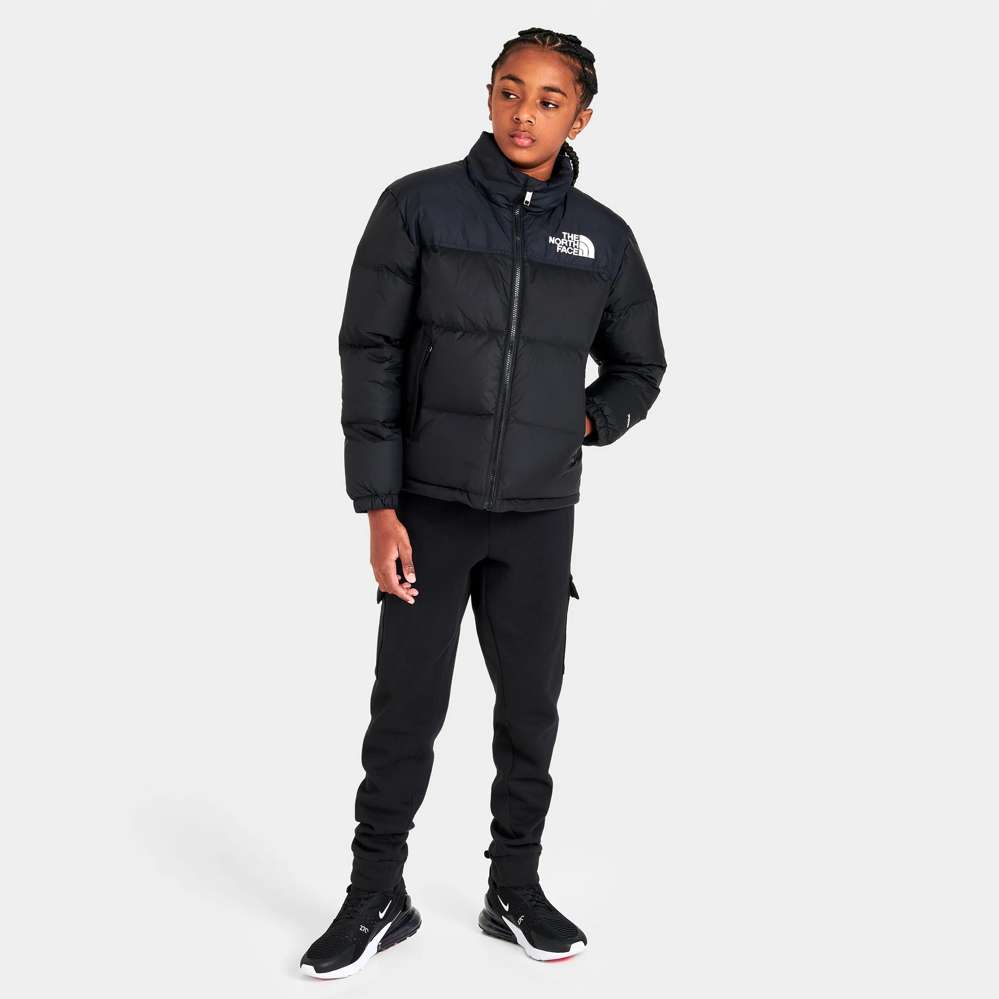The North Face Juniors' Teen 1996 Retro Nuptse Jacket / Black - Image 6