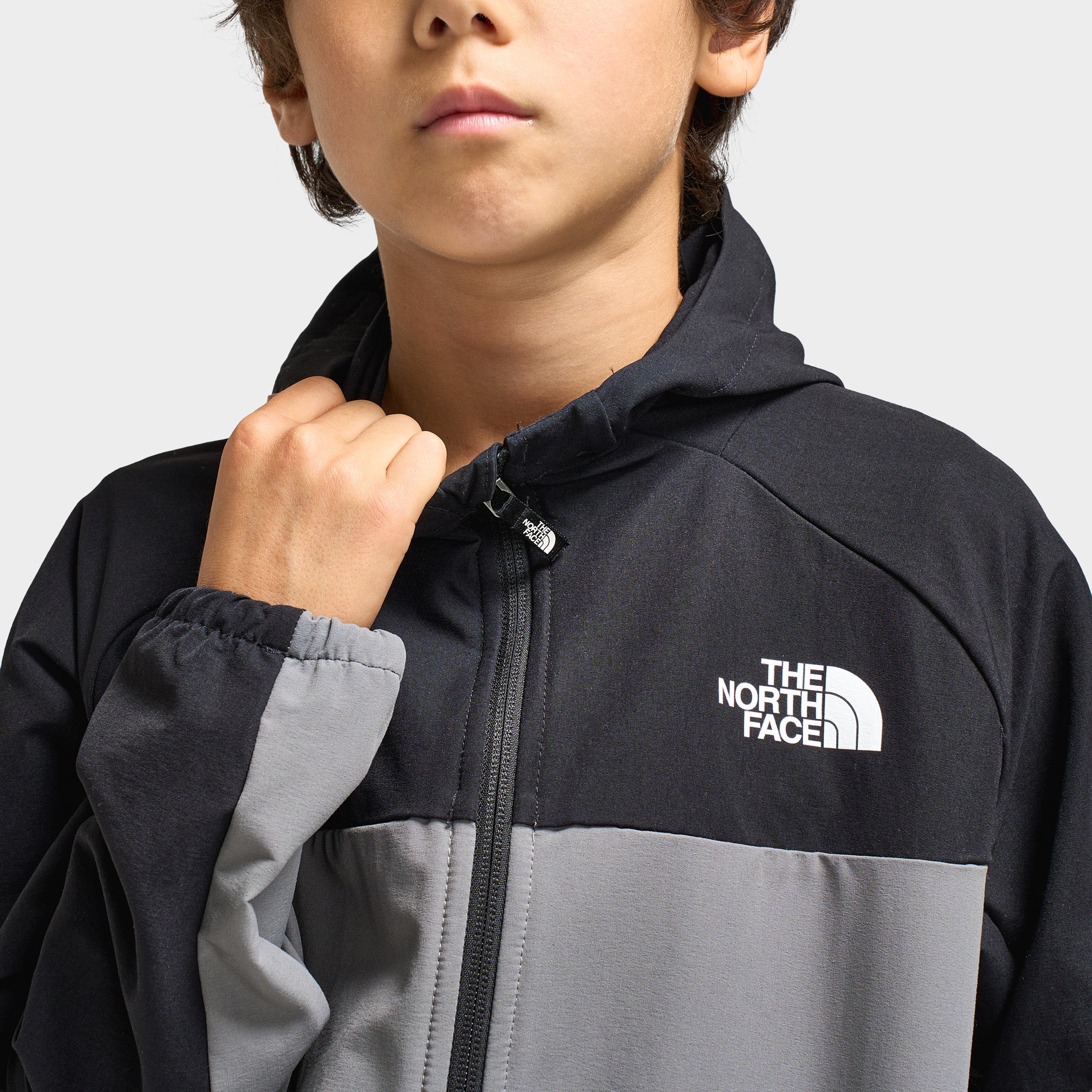 The North Face Juniors' Exploration Wind Jacket / Black - Image 3