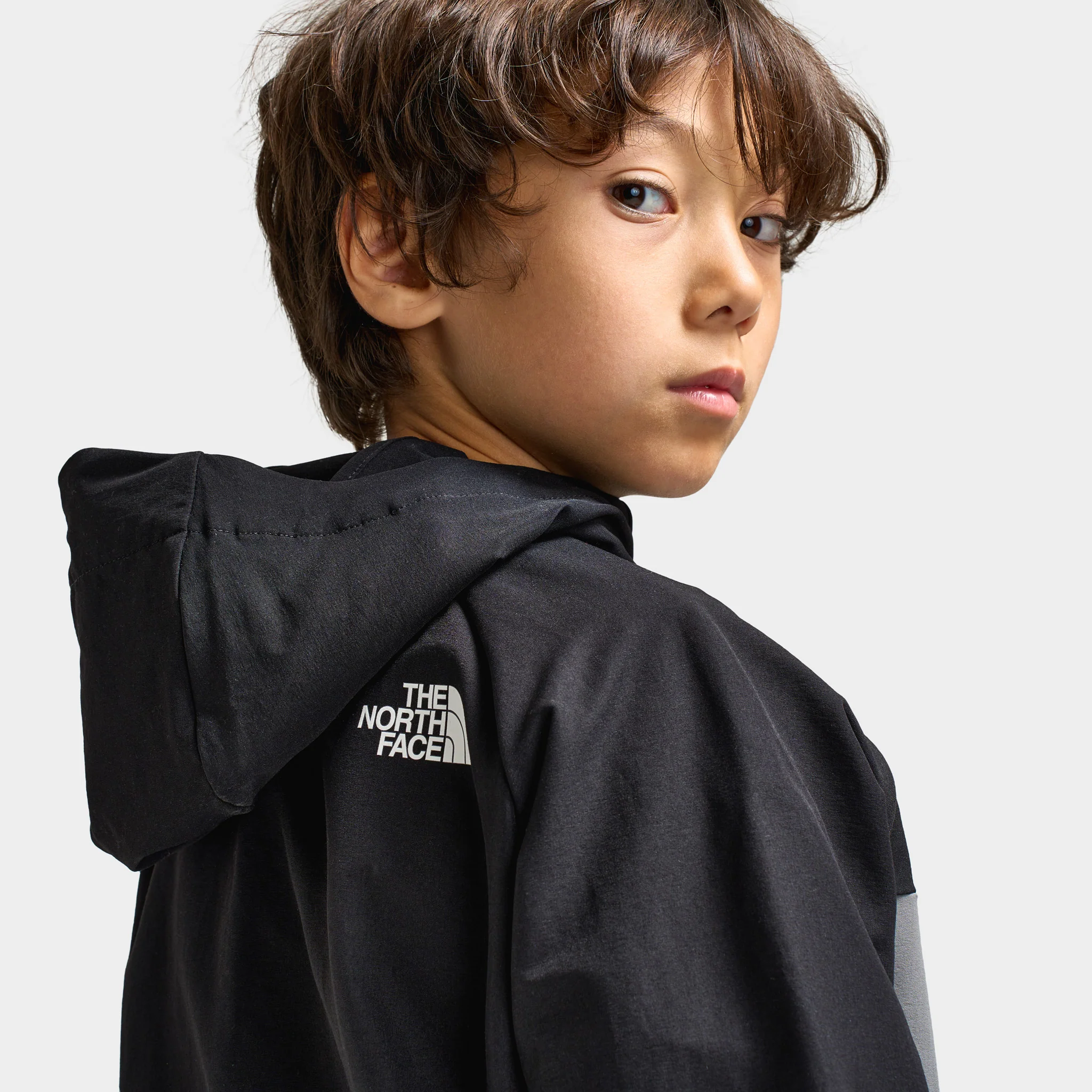 The North Face Juniors' Exploration Wind Jacket / Black - Image 4