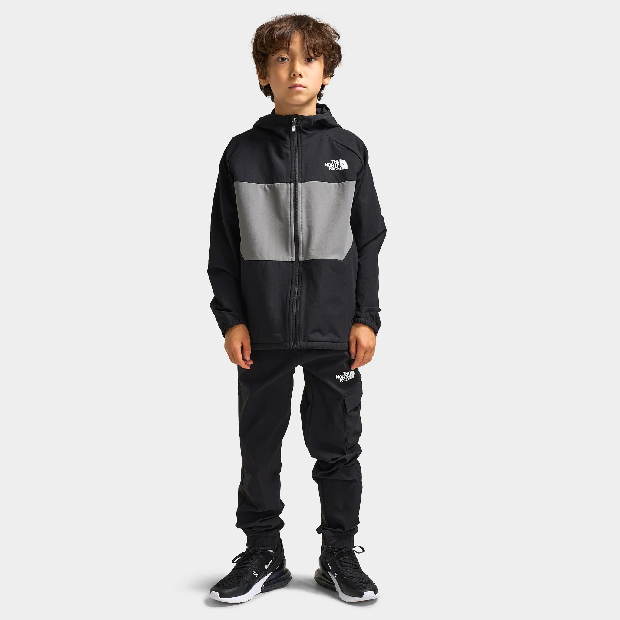 The North Face Juniors' Exploration Wind Jacket / Black - Image 6