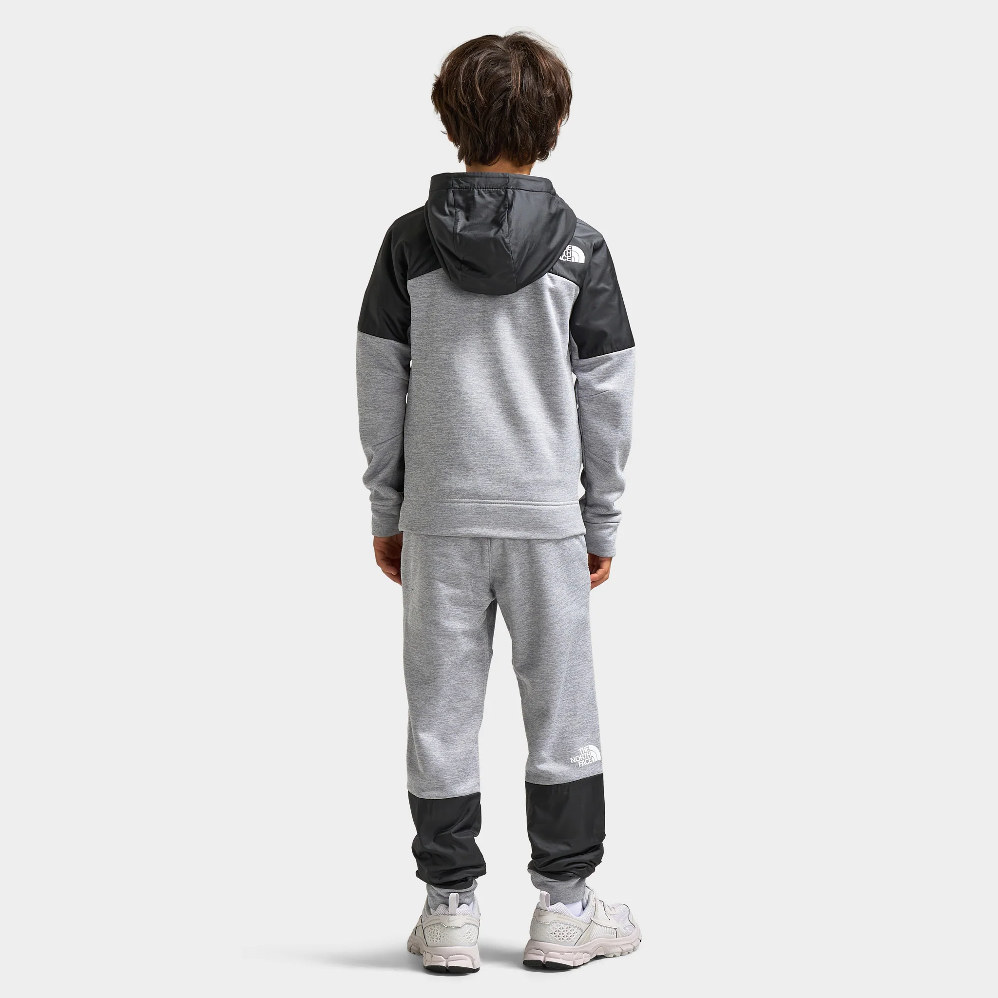 The North Face Juniors' Mittellegi Fullzip Fleece / Heather Grey - Image 5