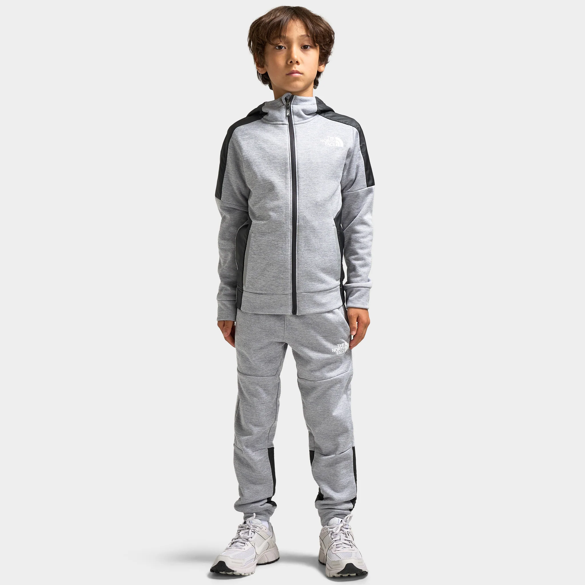 The North Face Juniors' Mittellegi Fullzip Fleece / Heather Grey - Image 6
