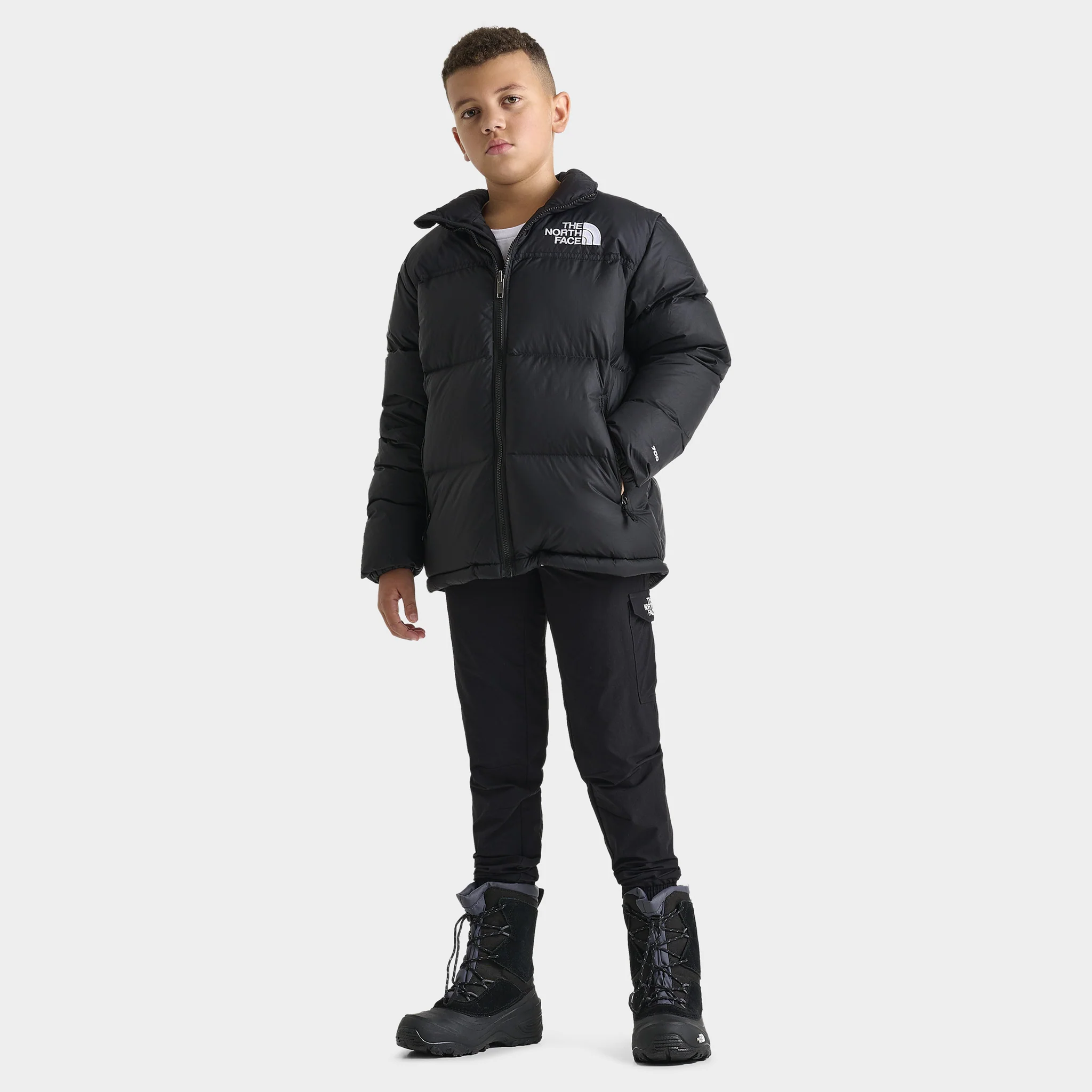 The North Face Juniors' 1996 Retro Nuptse Jacket / TNF Black - Image 6