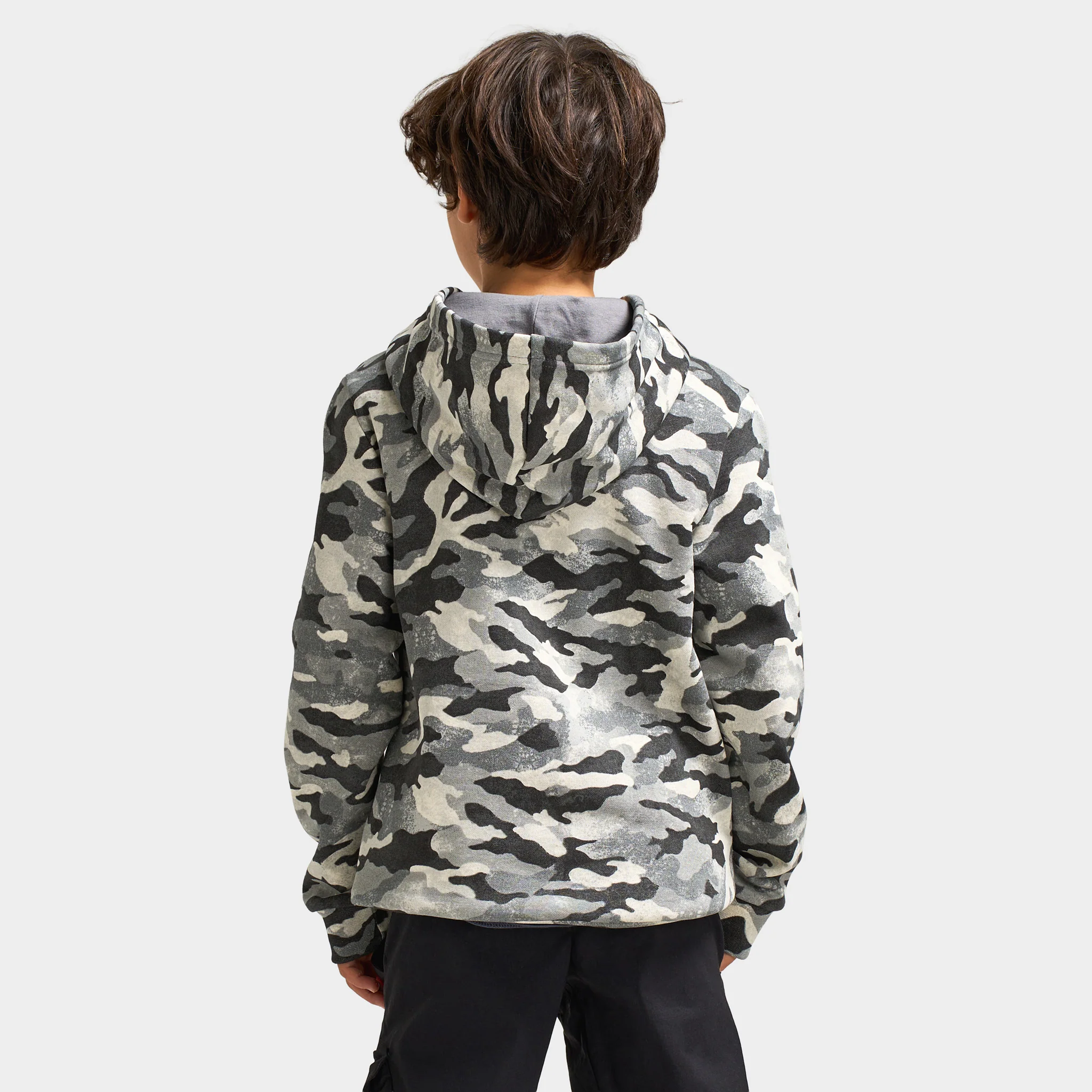 The North Face Juniors' Teen Evolution Pullover Hoodie / Smoked Pearl Camo - Image 2