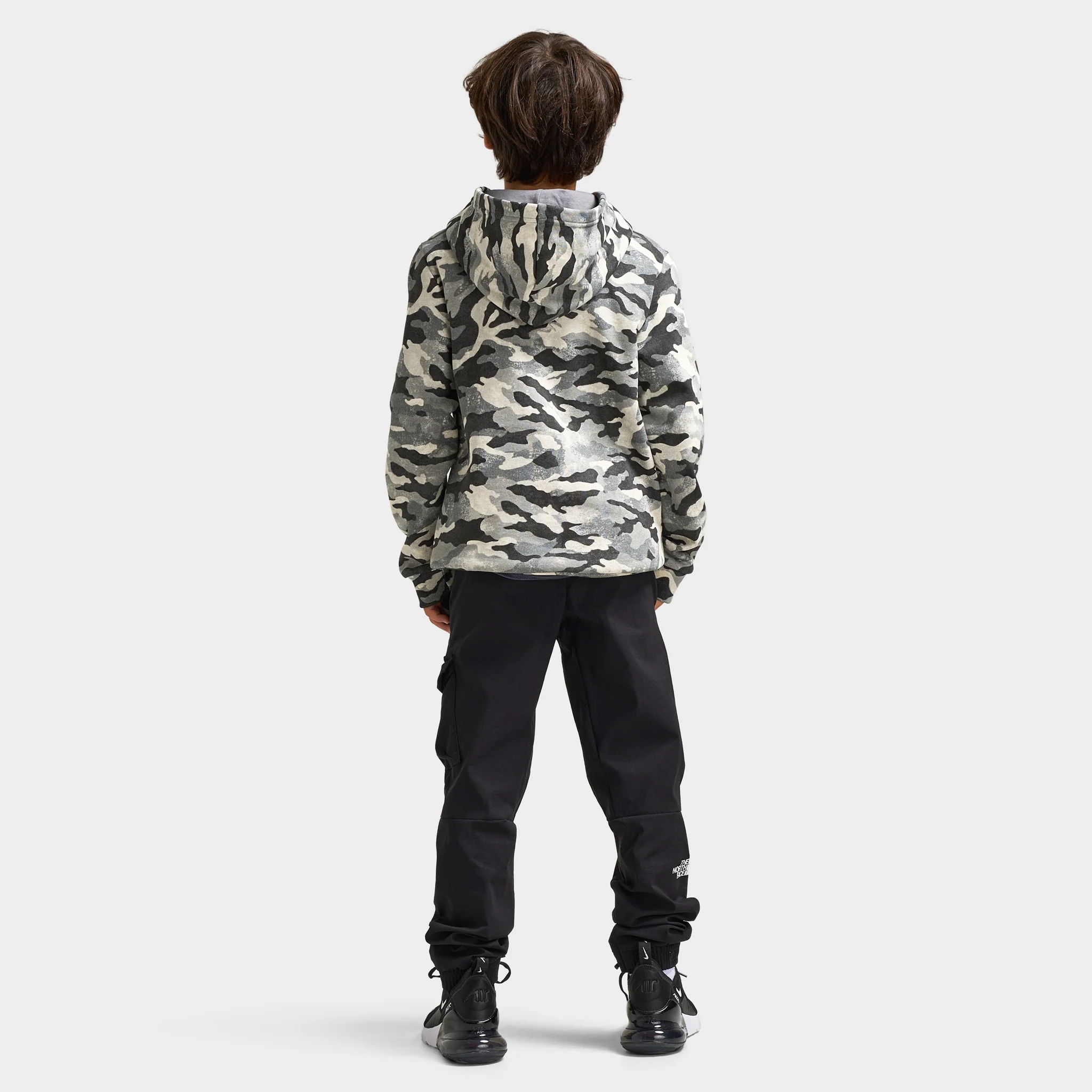 The North Face Juniors' Teen Evolution Pullover Hoodie / Smoked Pearl Camo - Image 5