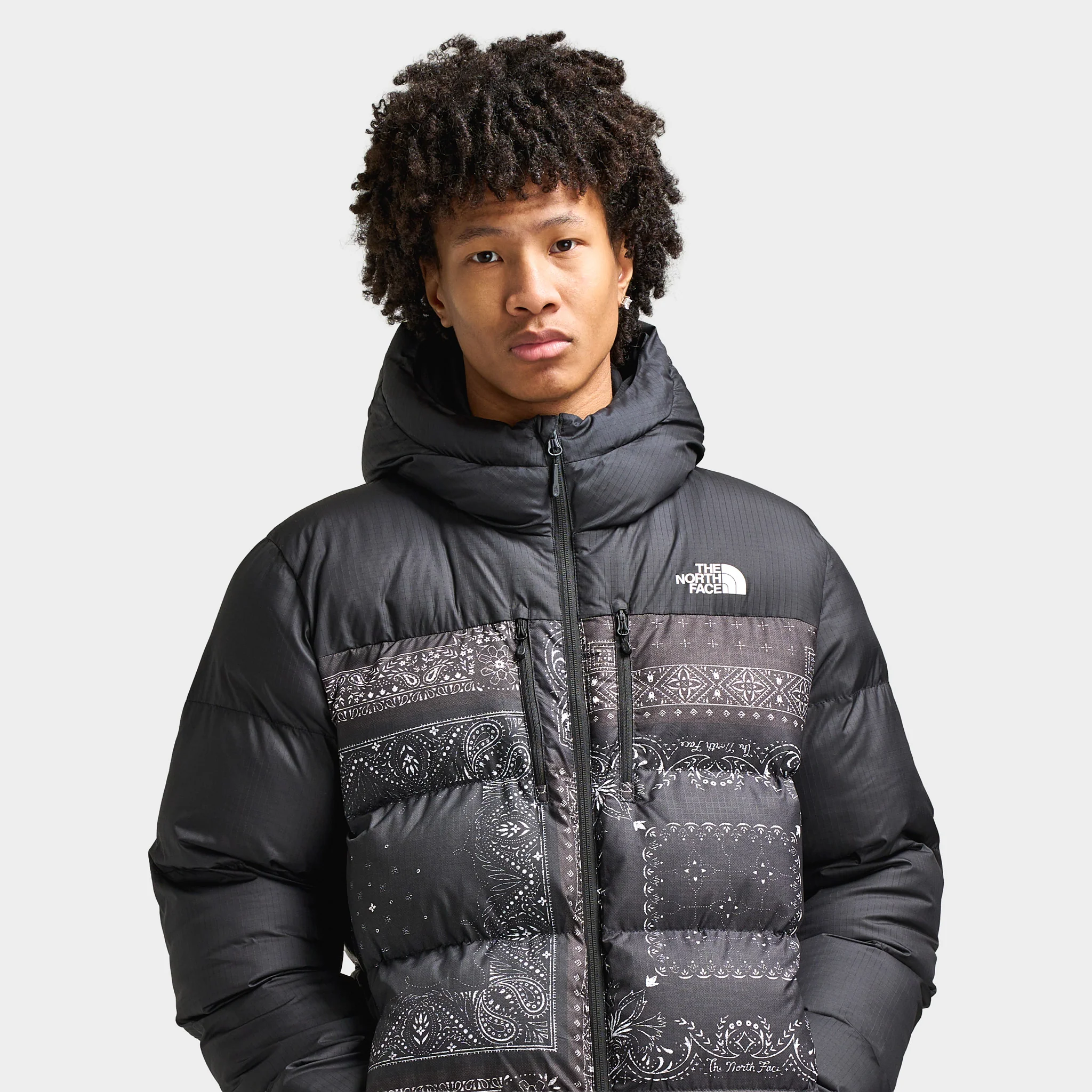 The North Face Kanaga Jacket TNF Black / Bandana Print - Image 2