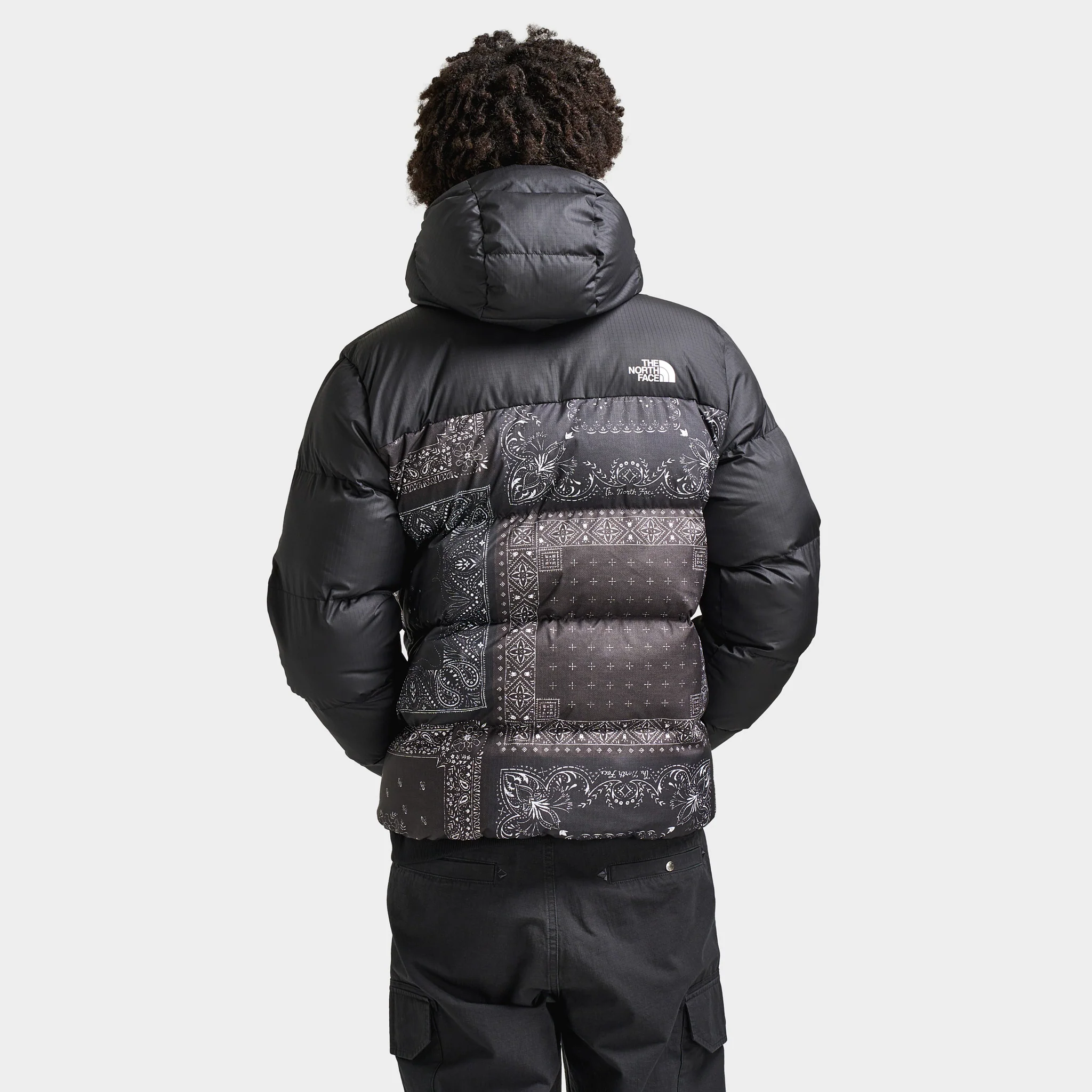 The North Face Kanaga Jacket TNF Black / Bandana Print - Image 4