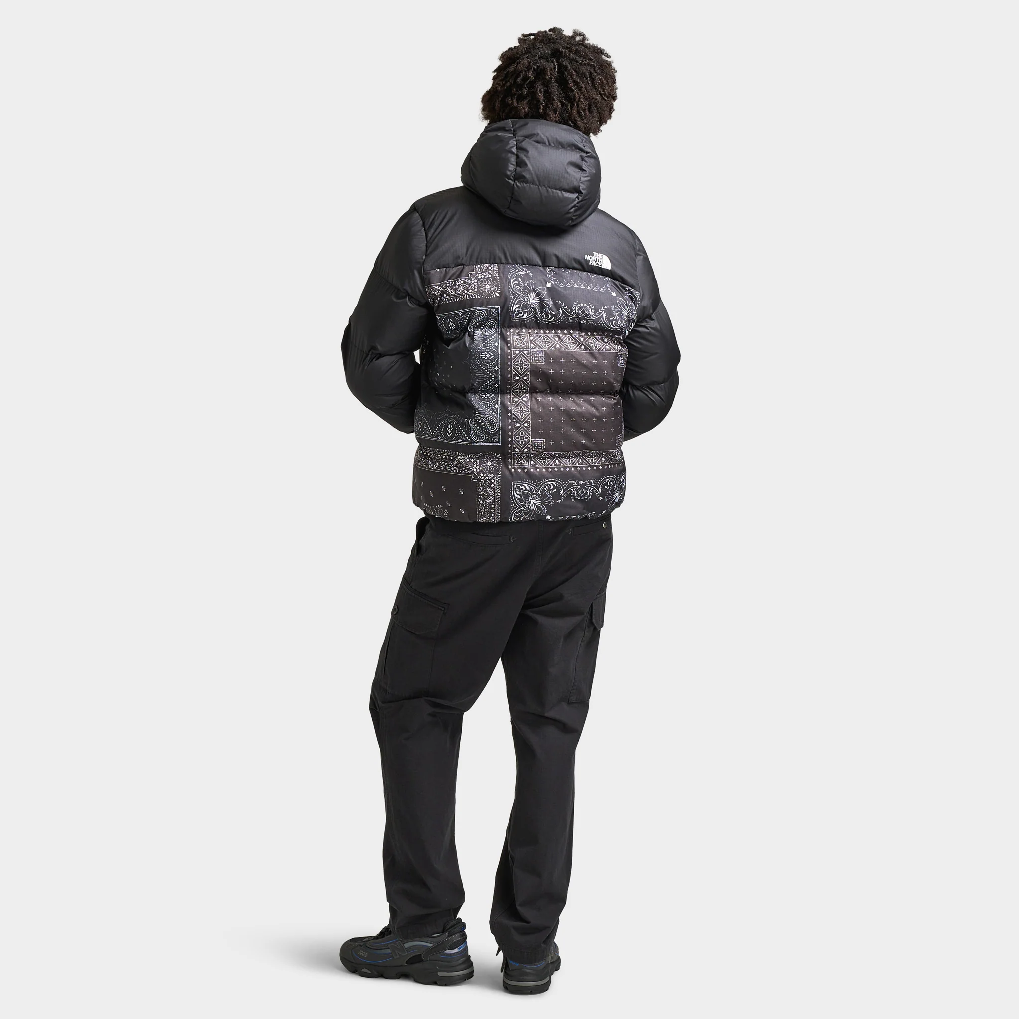 The North Face Kanaga Jacket TNF Black / Bandana Print - Image 6
