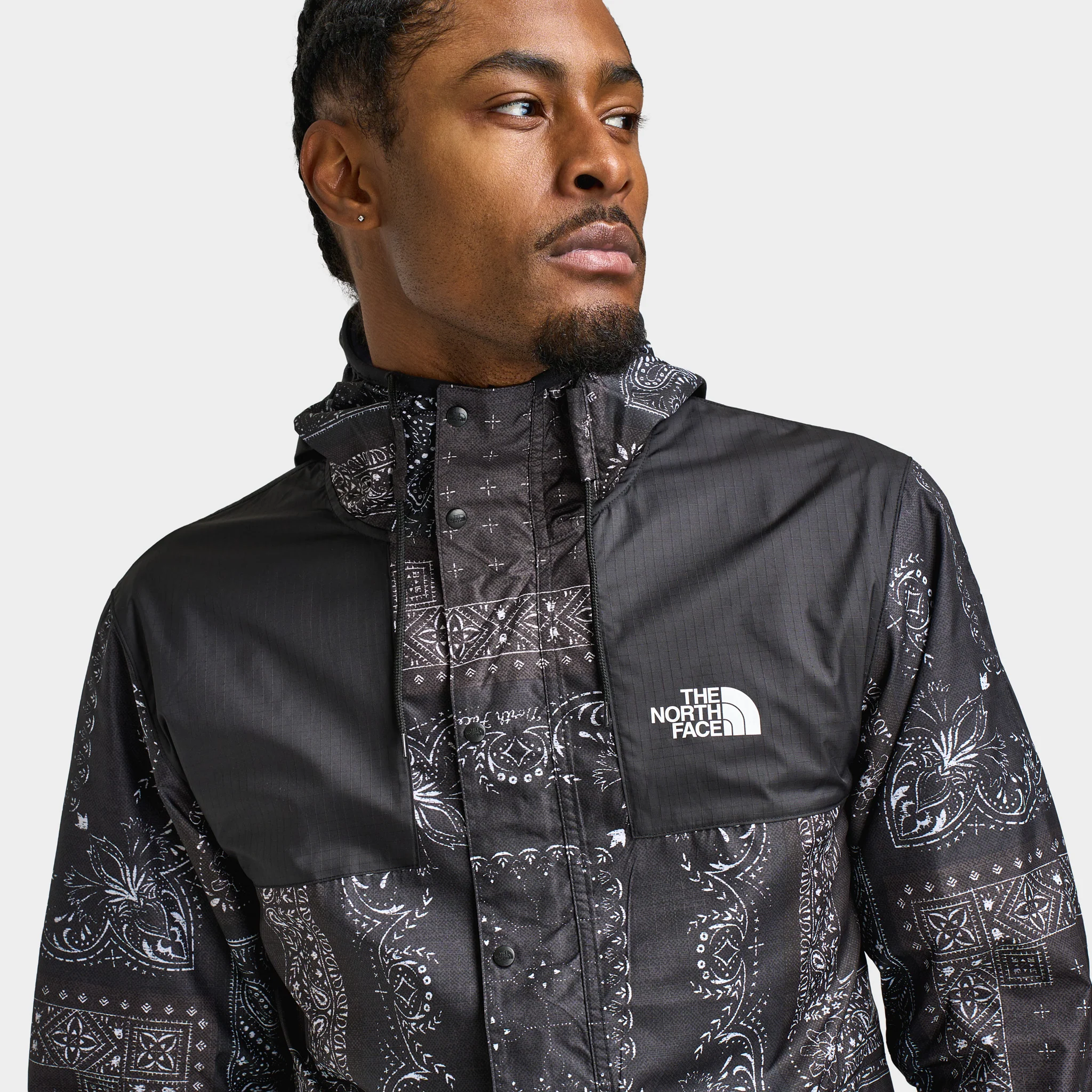 The North Face Mountain Jacket TNF Black / Bandana Print - Image 3