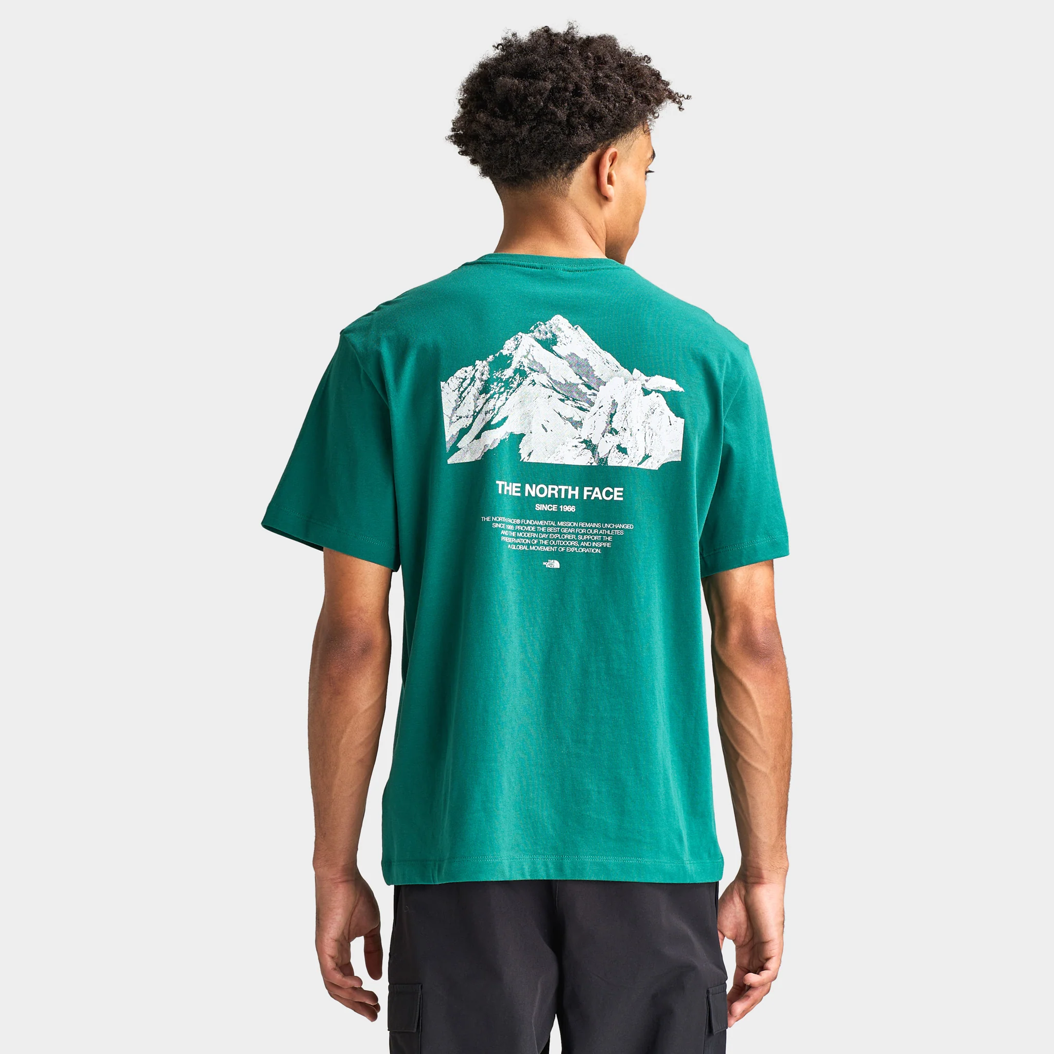 The North Face Mountain X-Ray T-Shirt / Green - Image 2
