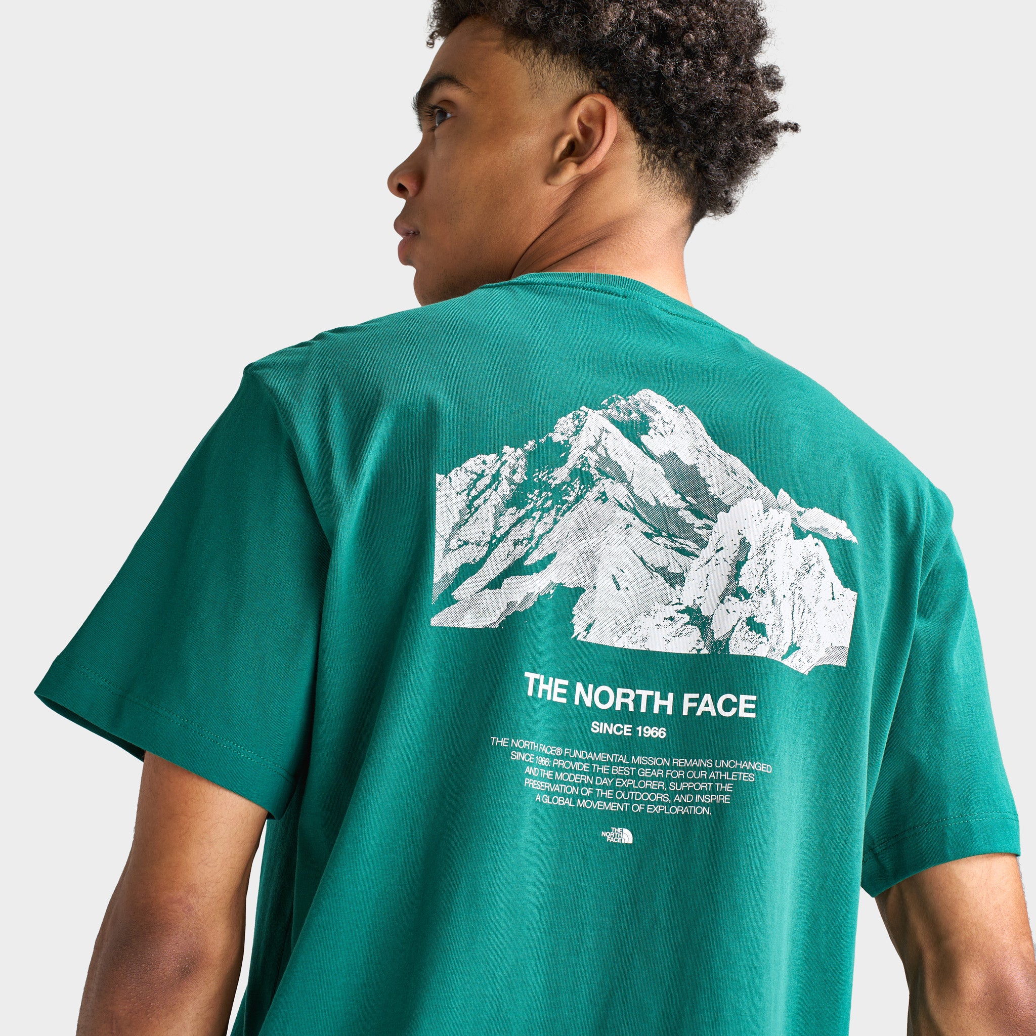 The North Face Mountain X-Ray T-Shirt / Green - Image 4
