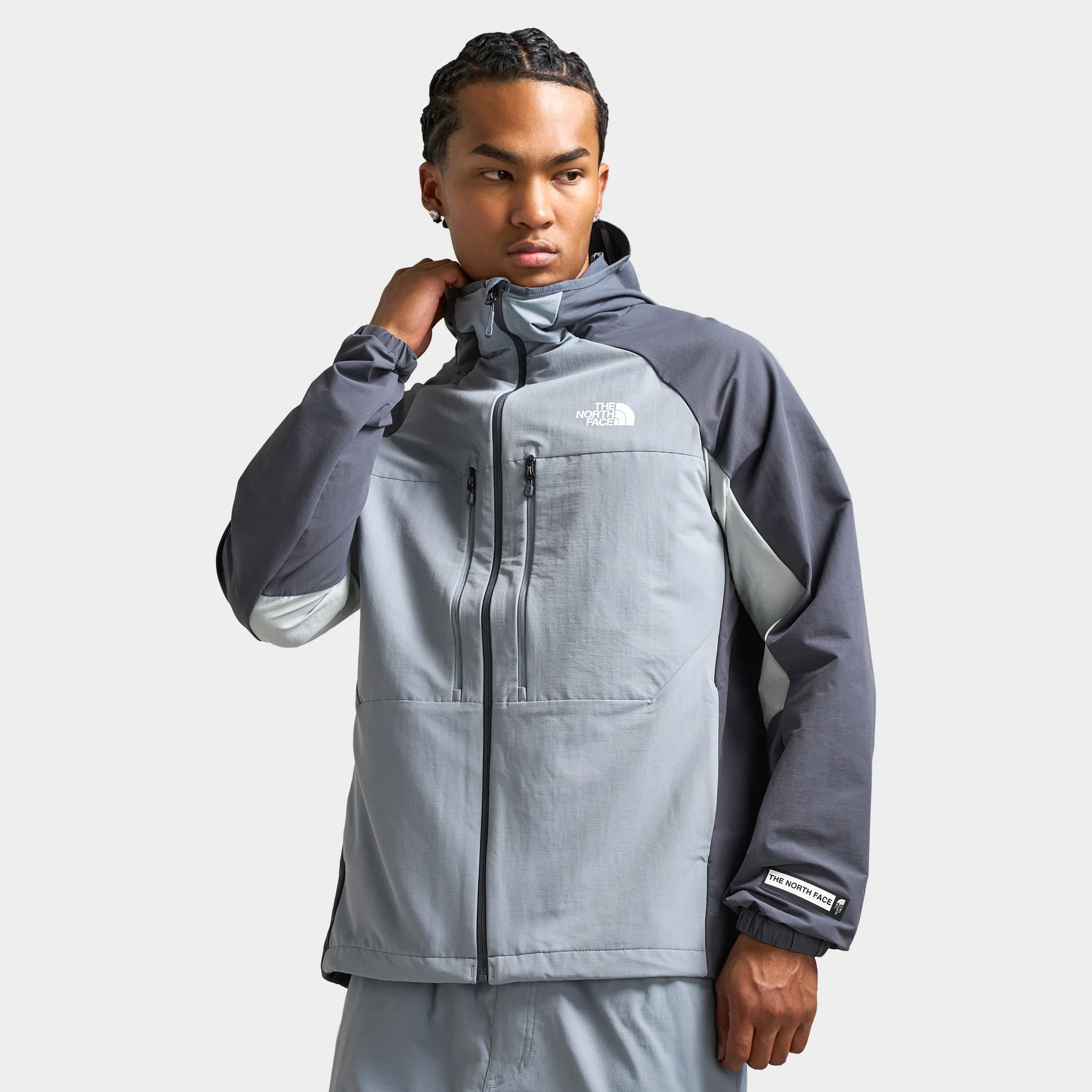 The North Face Trishul Full Zip Jacket / Tradewinds Grey - Image 3