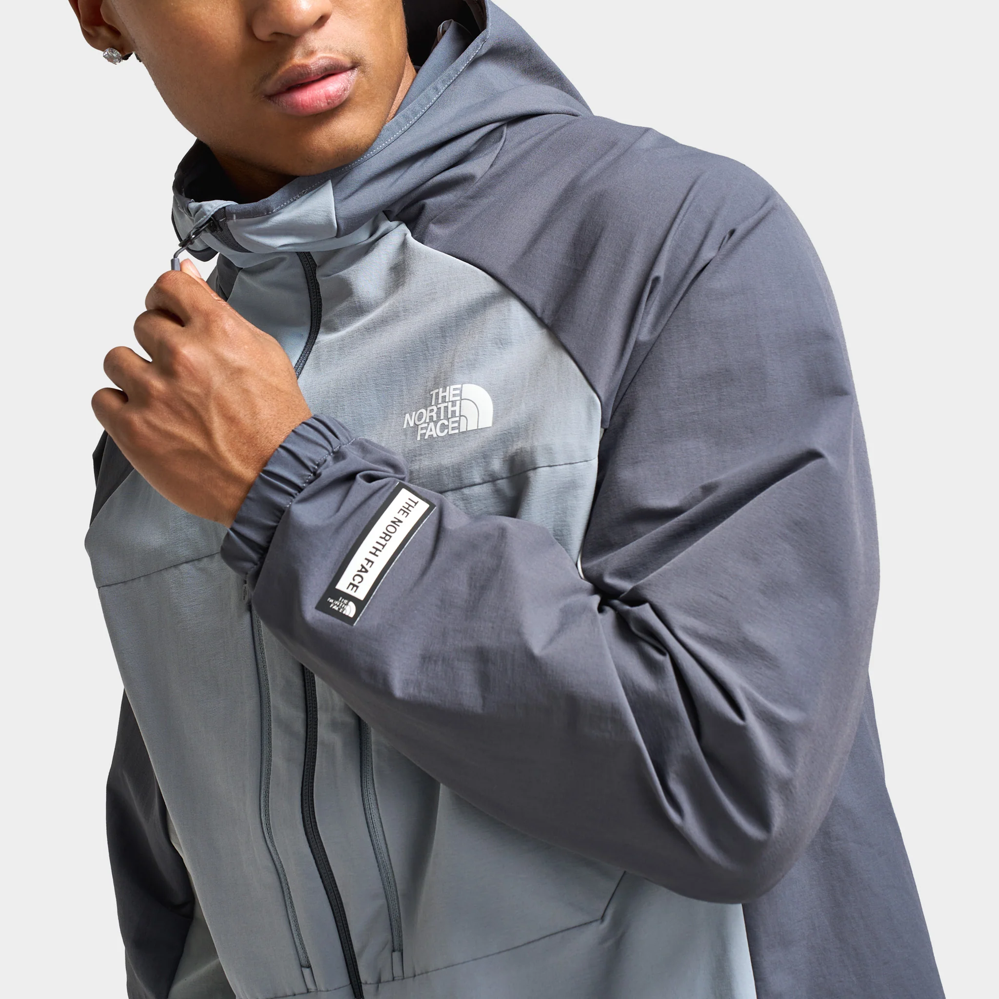 The North Face Trishul Full Zip Jacket / Tradewinds Grey - Image 4