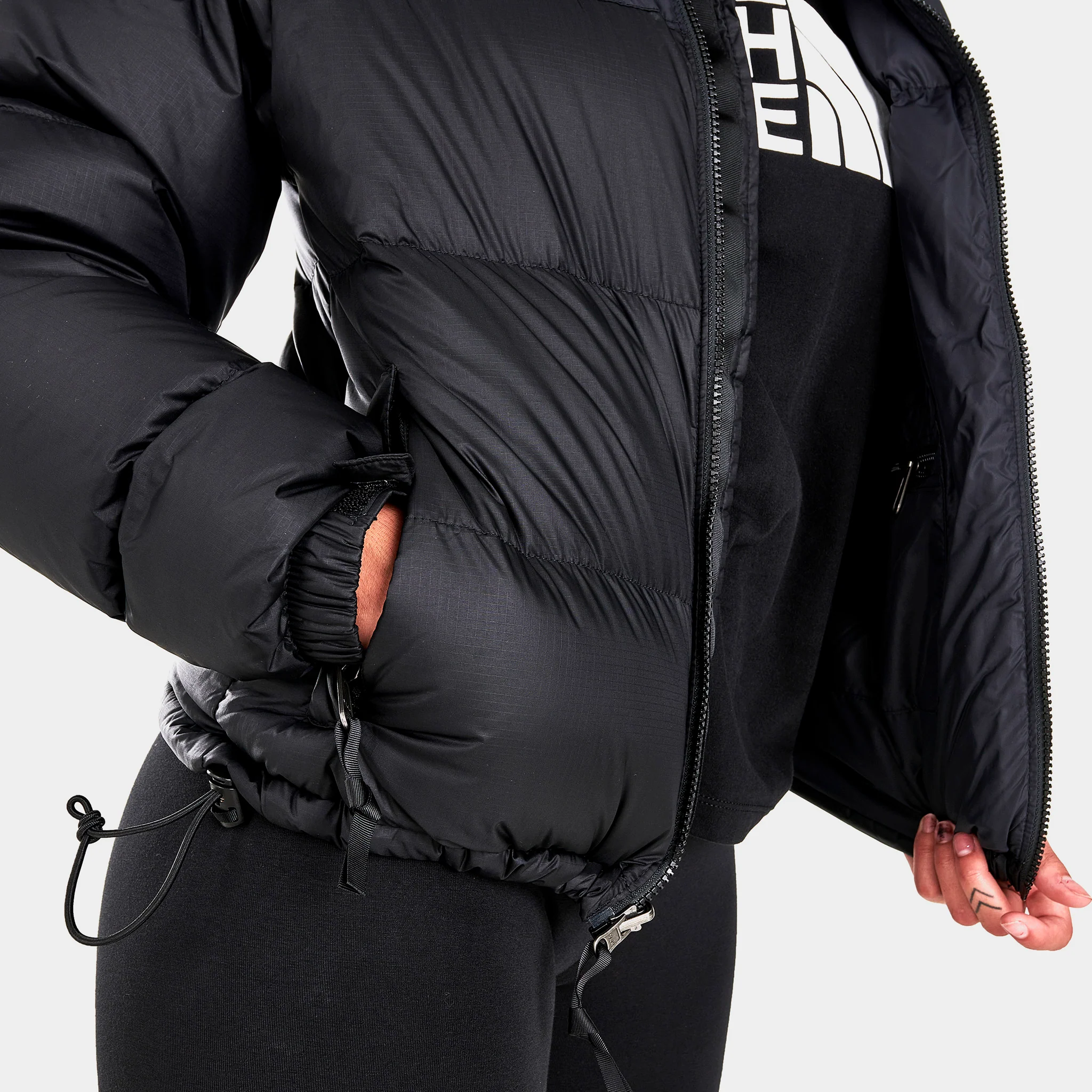 The North Face Women's Nuptse Jacket / TNF Black - Image 4