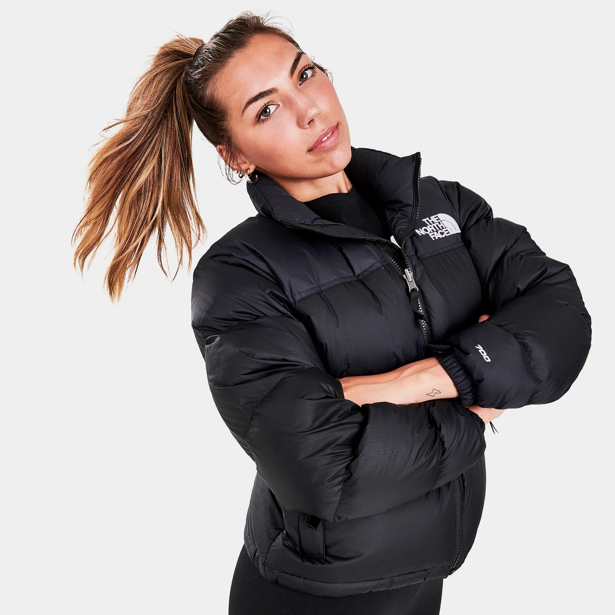The North Face Women's Nuptse Jacket / TNF Black - Image 5