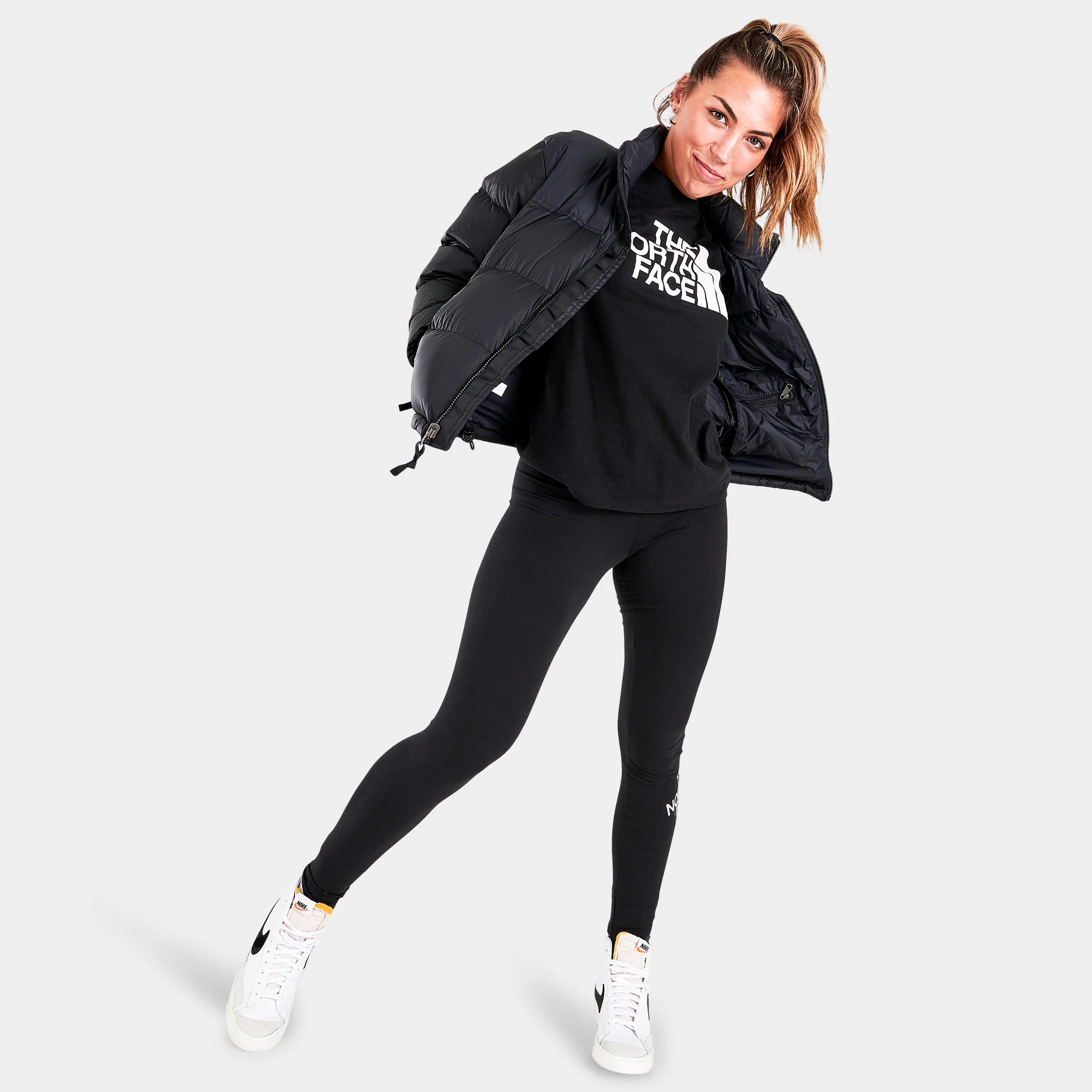 The North Face Women's Nuptse Jacket / TNF Black - Image 6