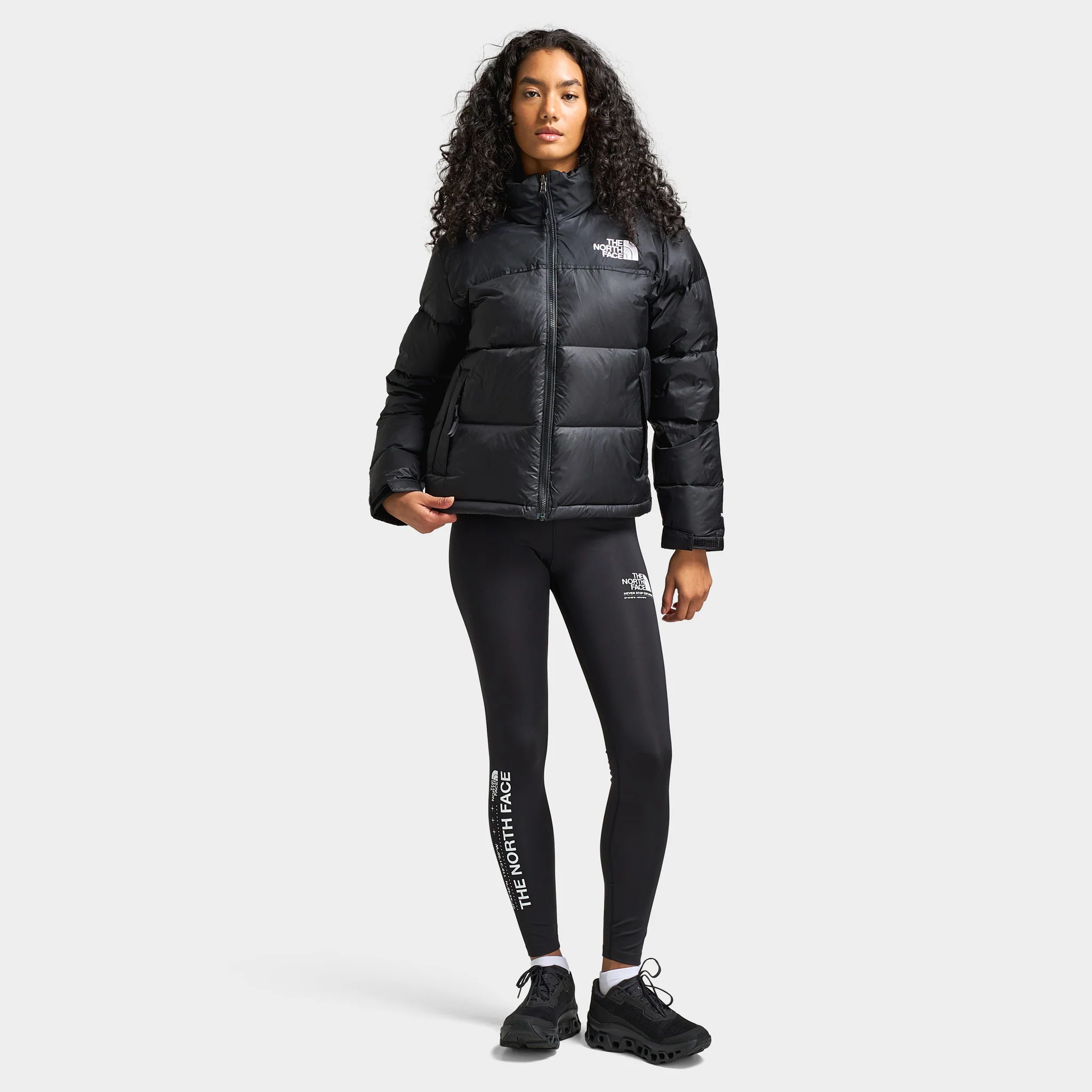 The North Face Women's 1996 Retro Nuptse Jacket Black / Black - Image 6