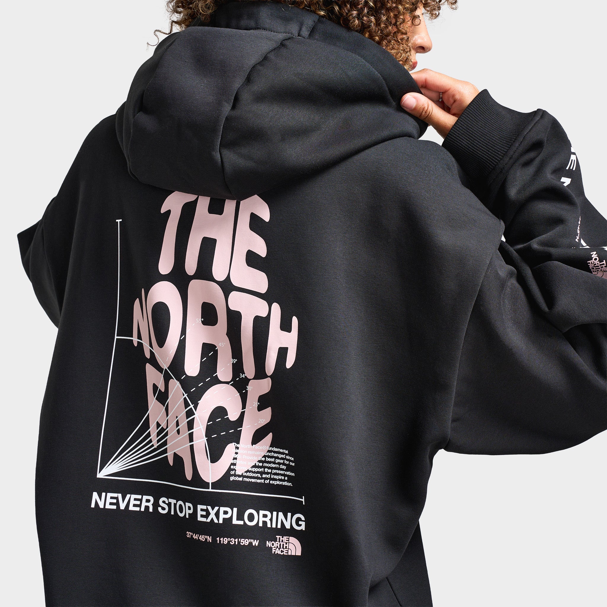 The North Face Women's Balanced Oversized Hoodie / Black - Image 4