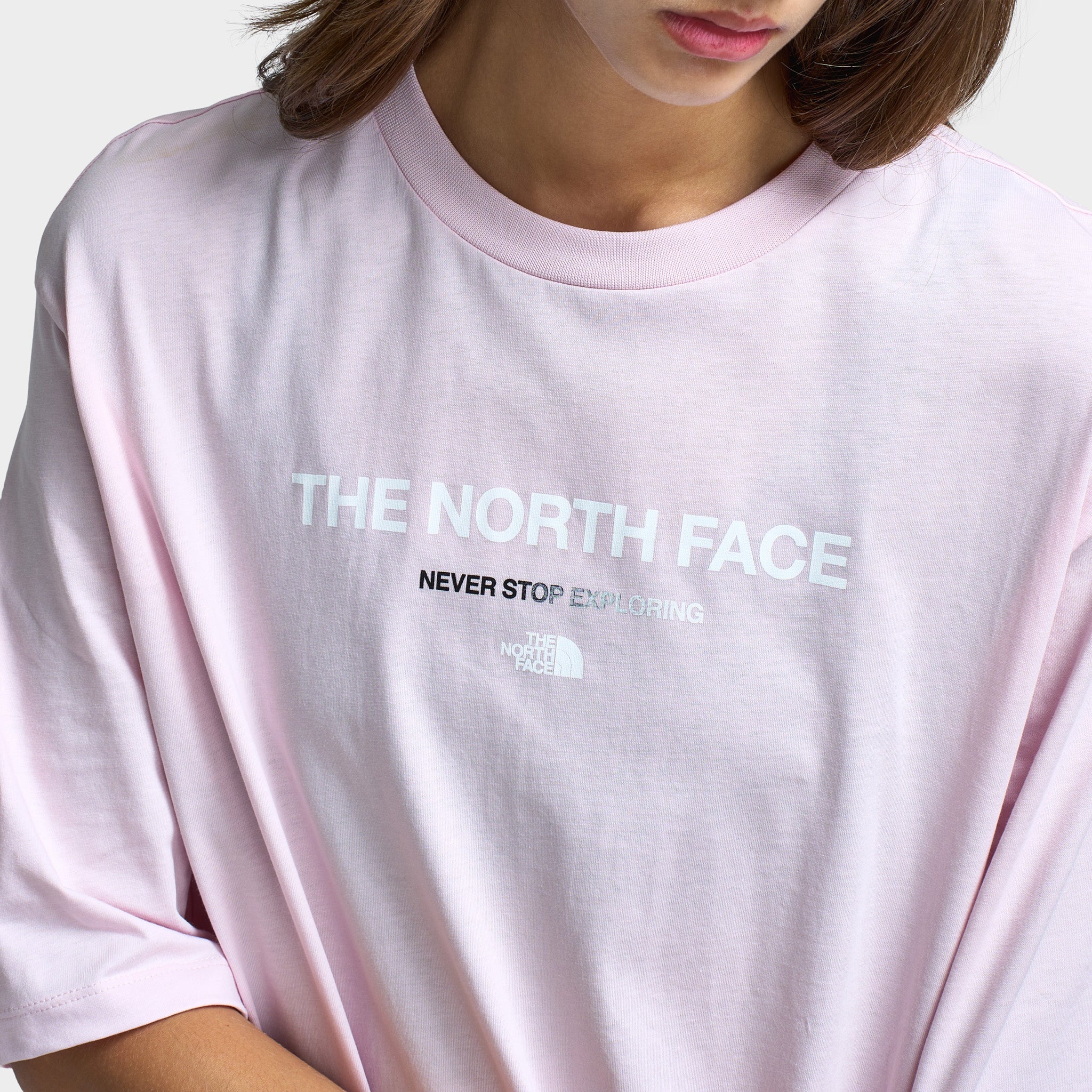 The North Face Women's Gradient Flow Oversized Tee / Pale Blossom - Image 3