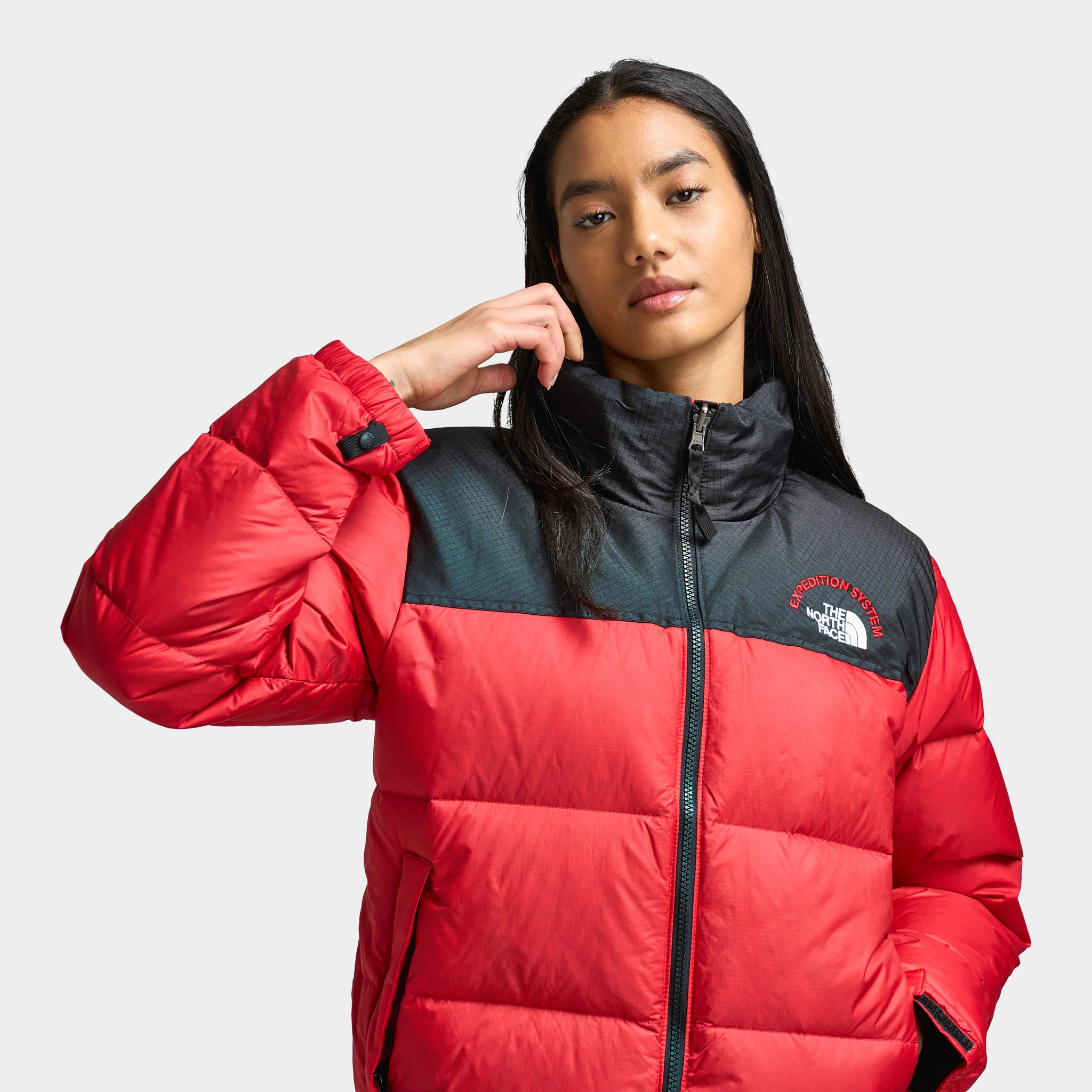 The North Face Women's HMLYN 30 Anniversary Nuptse / TNF Red - Image 2