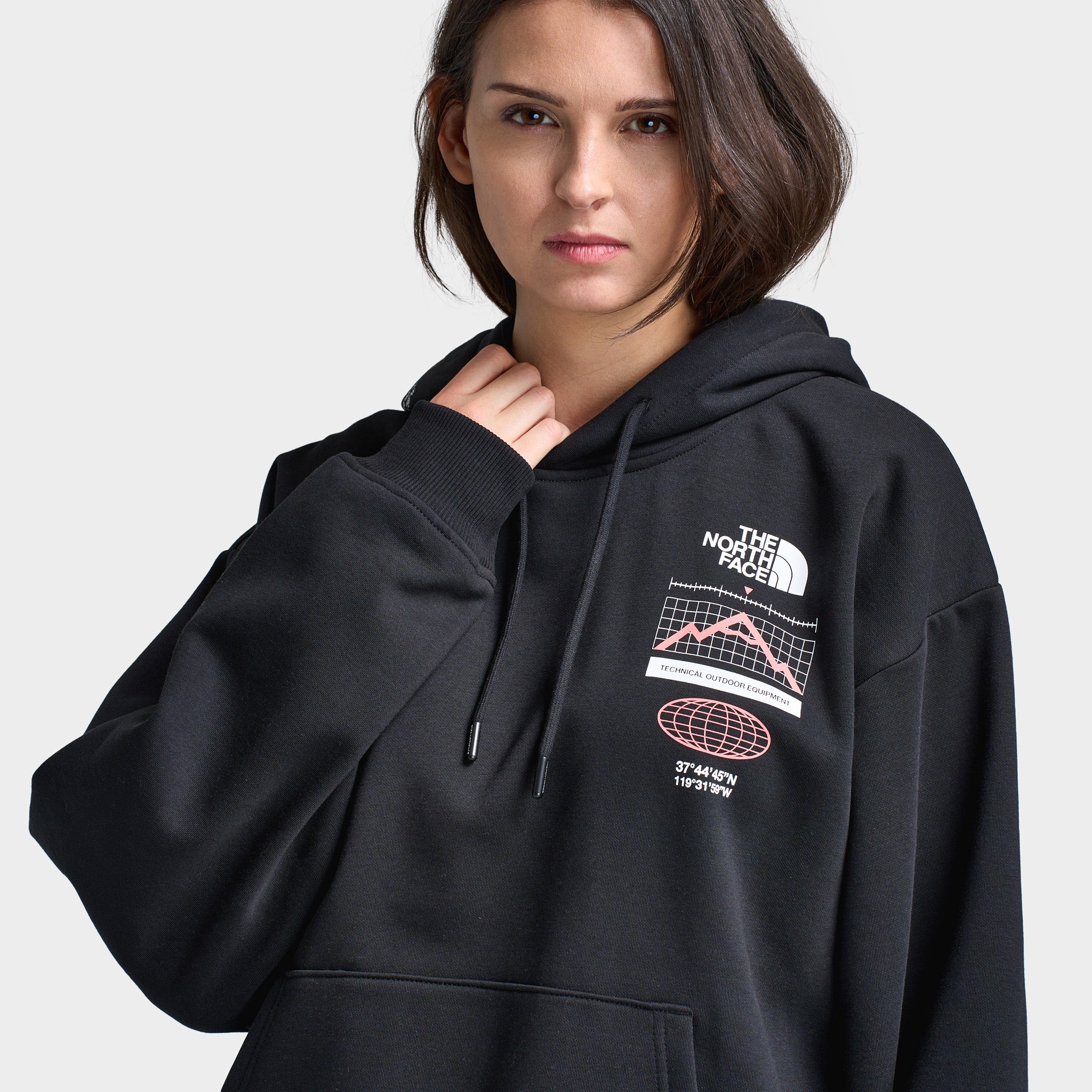 The North Face Women's Multi Tek Oversized Hoodie / Black - Image 5