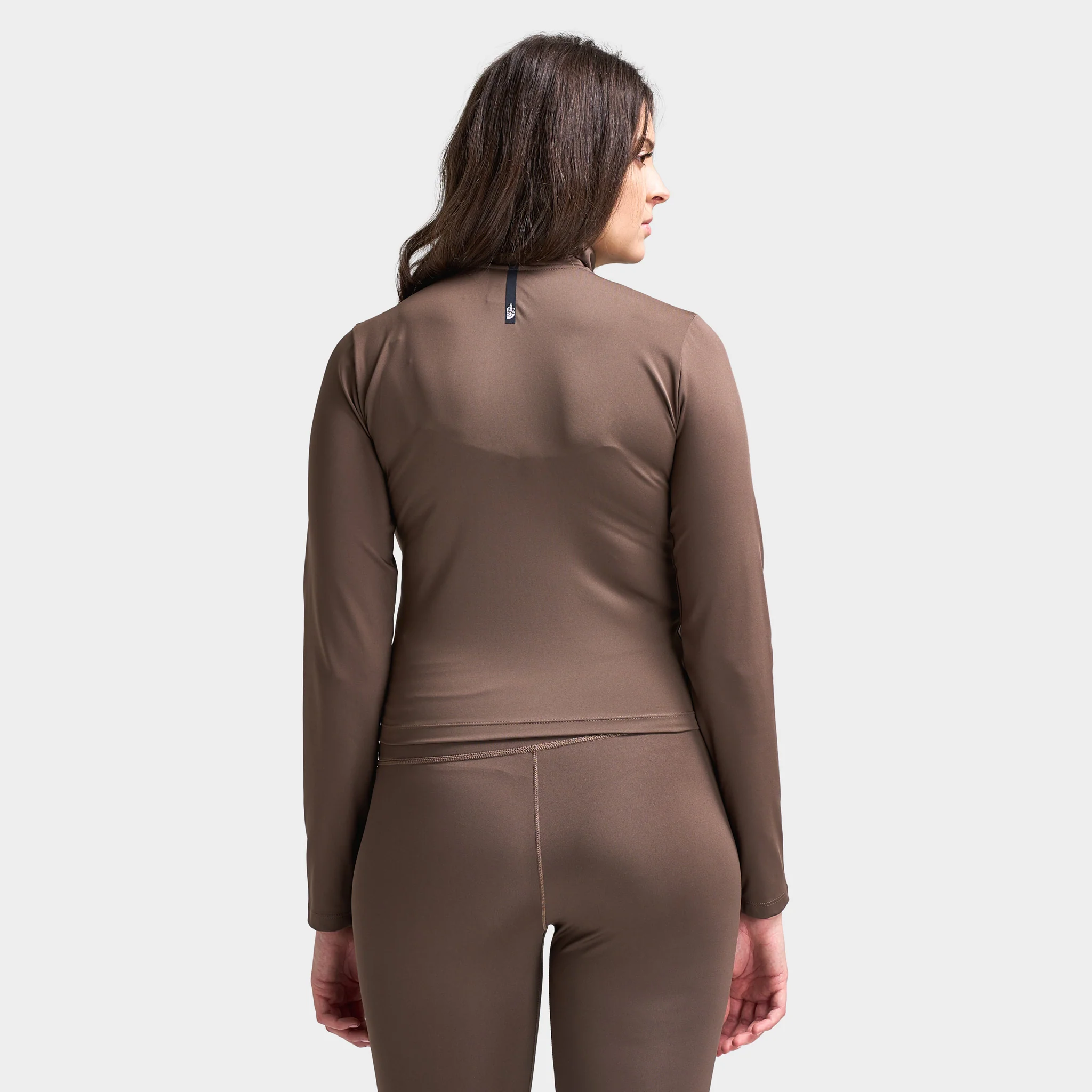 The North Face Women's Performance Simple Fullzip / Smokey Brown - Image 2