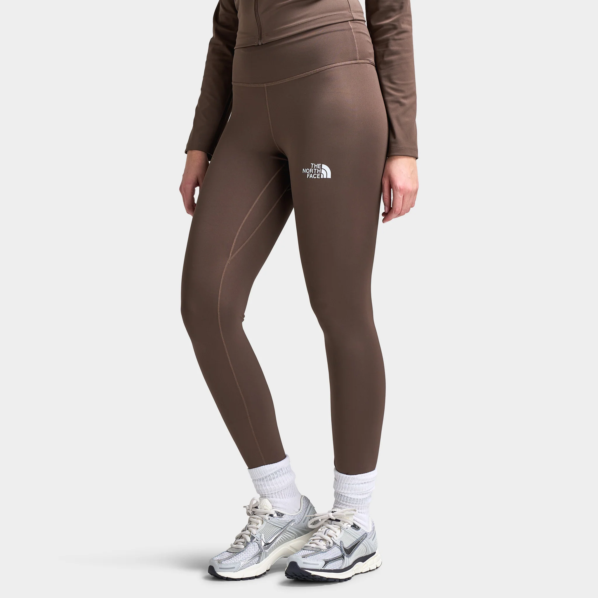 The North Face Women's Performance Simple Leggins / Smokey Brown - Image 4
