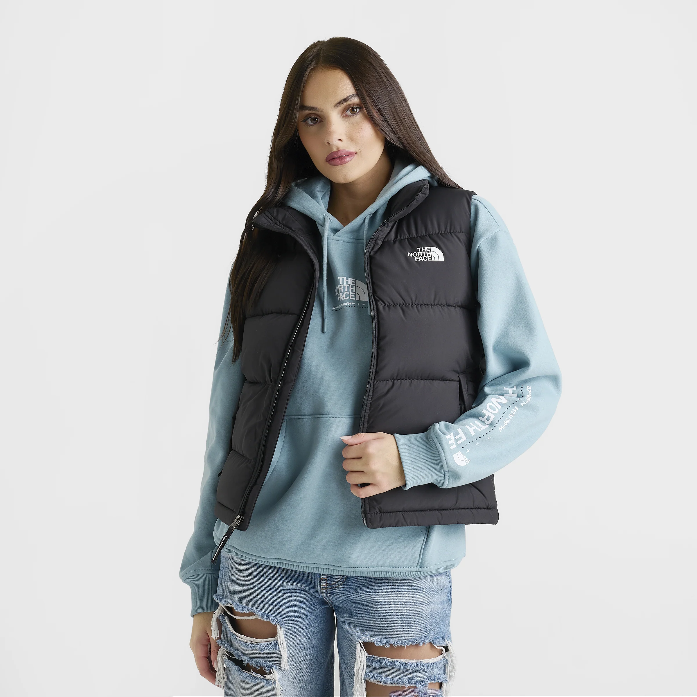 The North Face Women's Puffy Gilet / Black - Image 3
