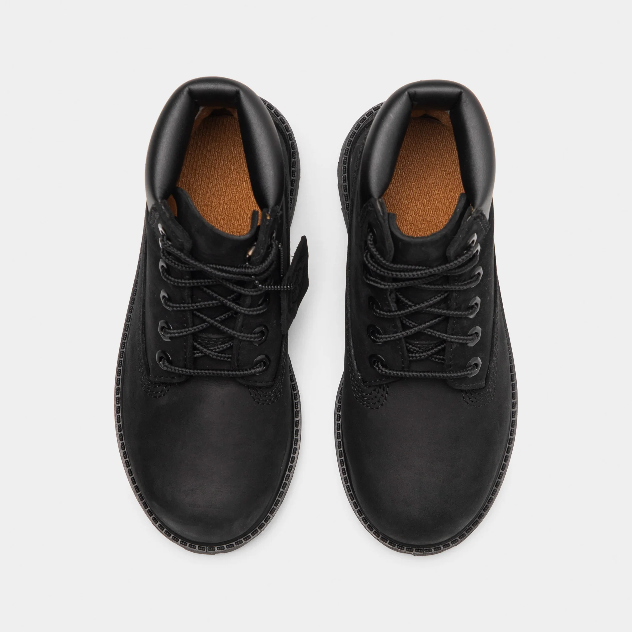 Timberland Children's 6-Inch Premium Lace Up Waterproof Boot  / Black - Image 5